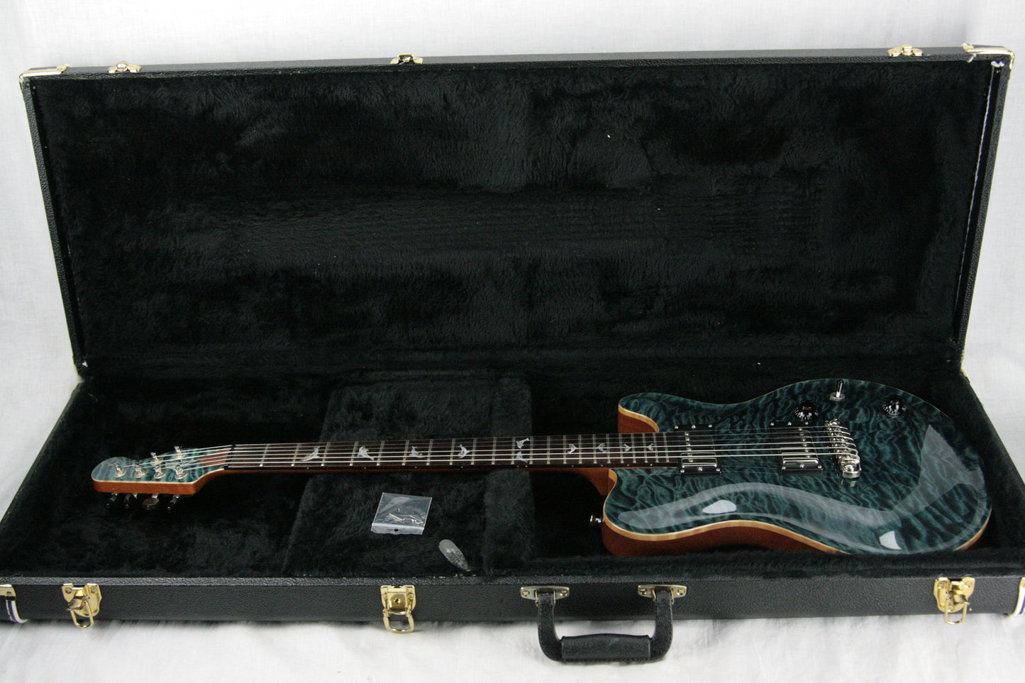 2005 Nik Huber Dolphin 4/2 Headstock! w/ Inlays Quilted Maple Top Swietenia Body! Matching Headstock!