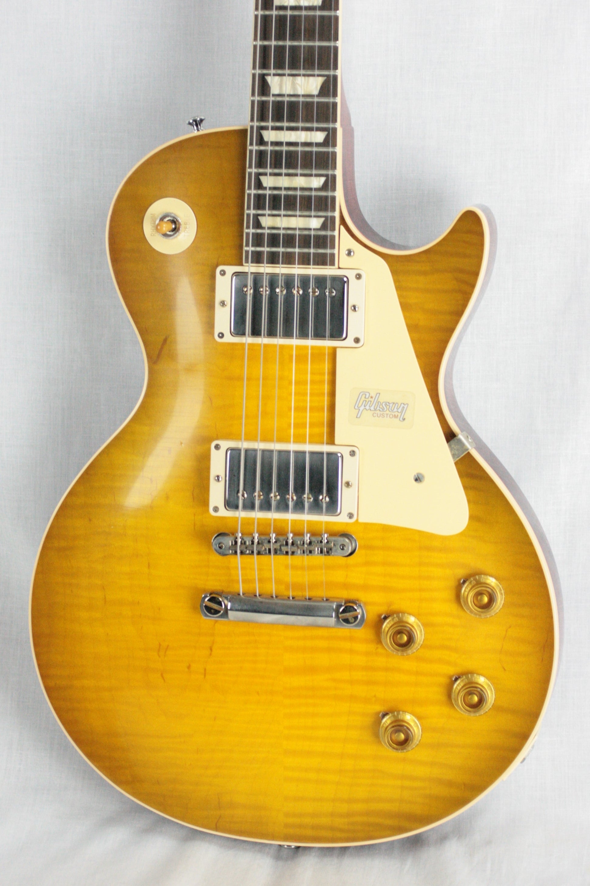 2019 Gibson 1959 AGED Les Paul 60TH ANNIVERSARY Historic Reissue R9 59 Custom Shop Golden Poppy Burst