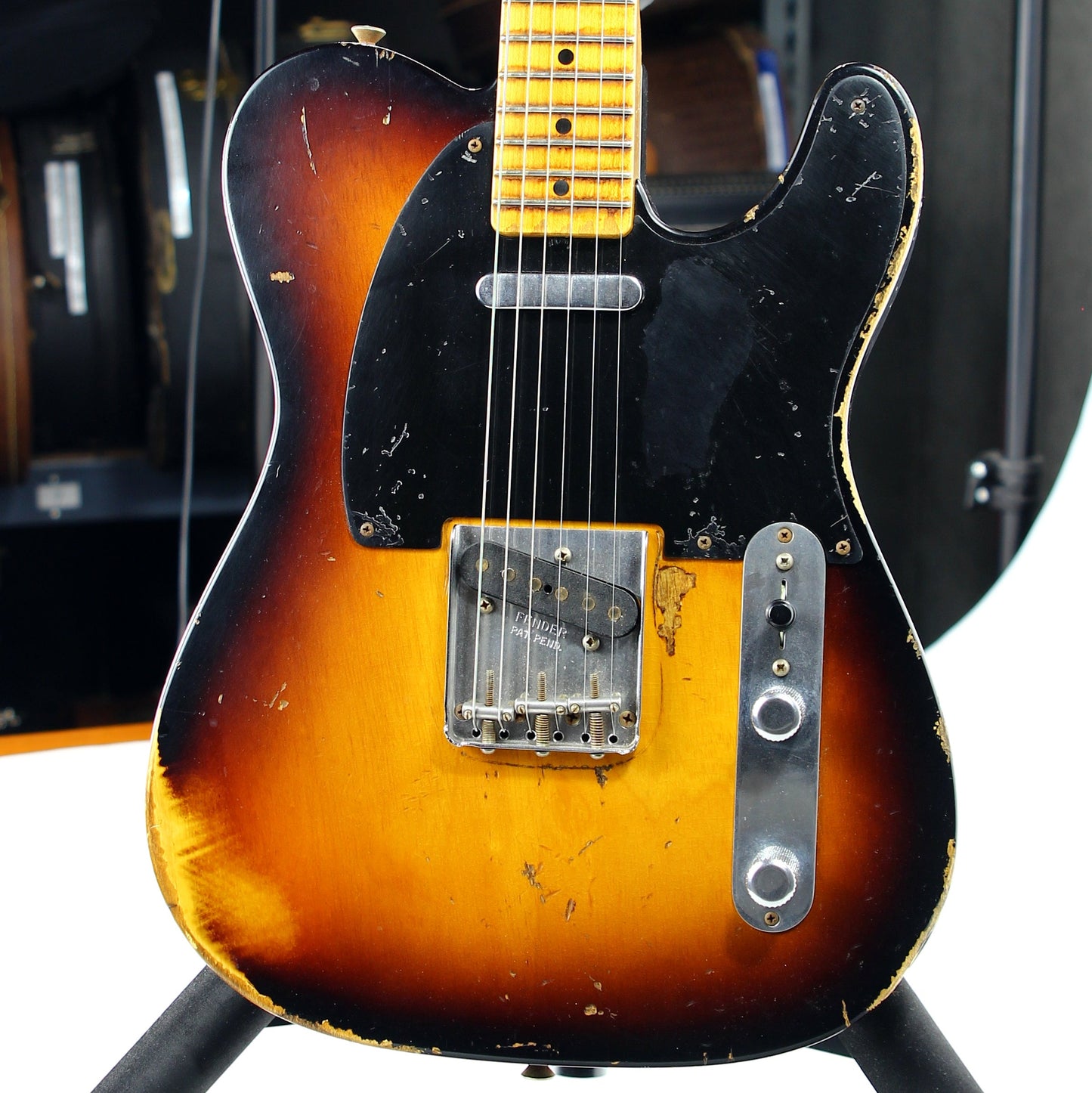 NAMM SHOW! 2009 Fender Custom Shop MASTERBUILT '57 Telecaster Heavy Relic Yuriy Shishkov -- 2-Tone Sunburst 1957