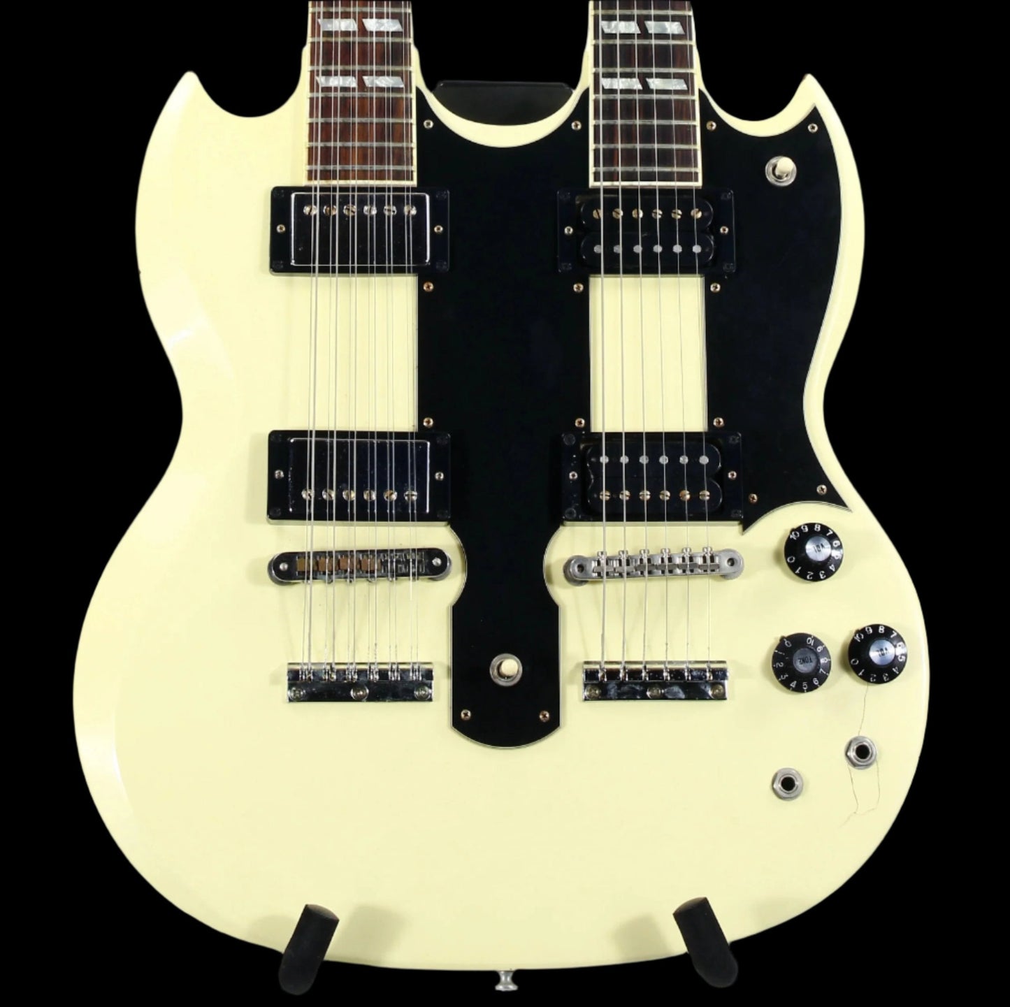 Gibson Custom Don Felder AGED EDS-1275 Double Neck HOTEL CALIFORNIA Guitar in White | MINTY w/ TAGS!