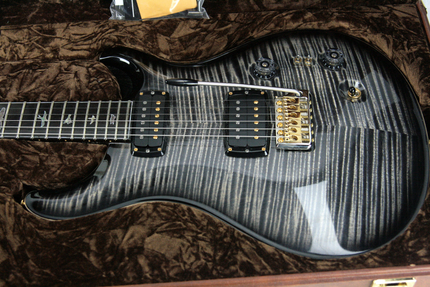 2017 PRS Private Stock 408 Signature! Paul Reed Smith INCREDIBLE TOP! African Blackwood Charcoal Smoked Burst