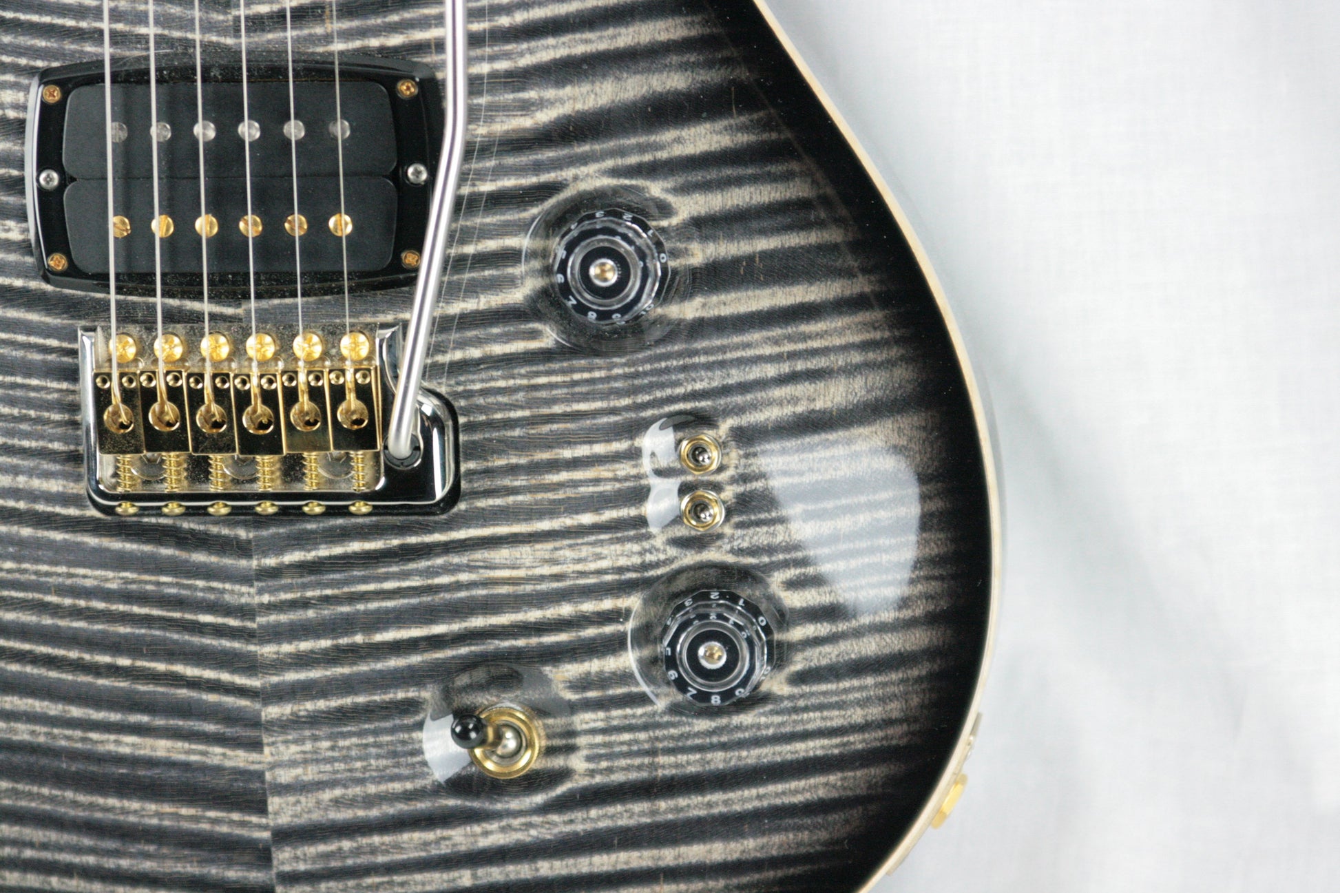 2017 PRS Private Stock 408 Signature! Paul Reed Smith INCREDIBLE TOP! African Blackwood Charcoal Smoked Burst