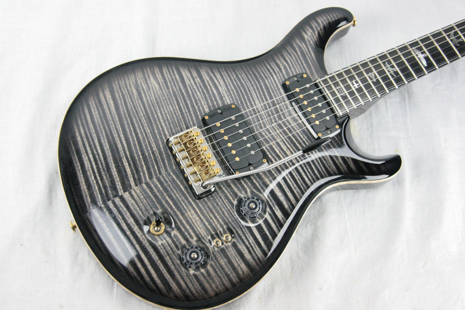 2017 PRS Private Stock 408 Signature! Paul Reed Smith INCREDIBLE TOP! African Blackwood Charcoal Smoked Burst