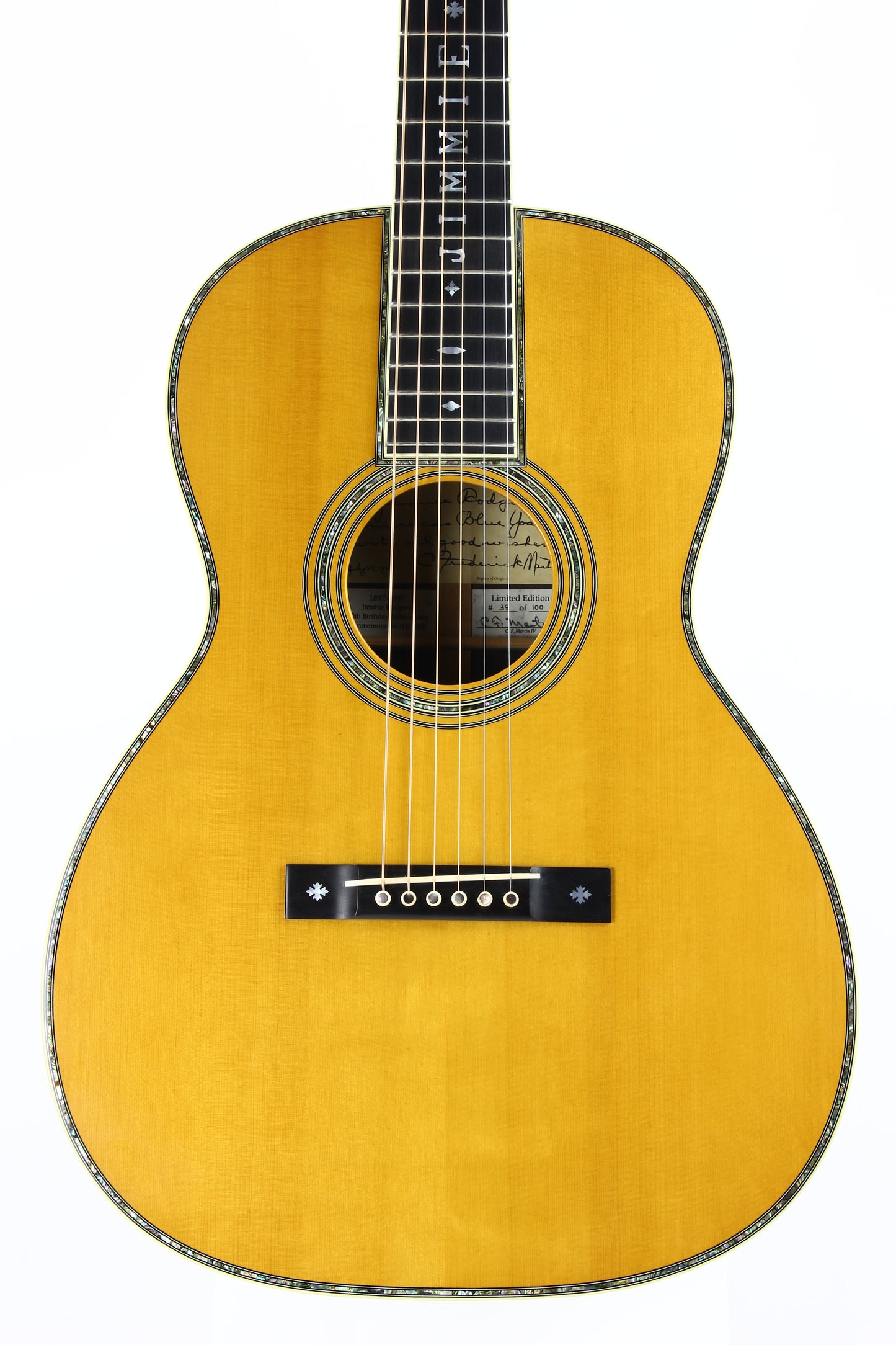1997 Martin 000-45 Jimmie Rodgers THANKS Brazilian Rosewood - Blue Yodel Model, Adirondack Spruce d45