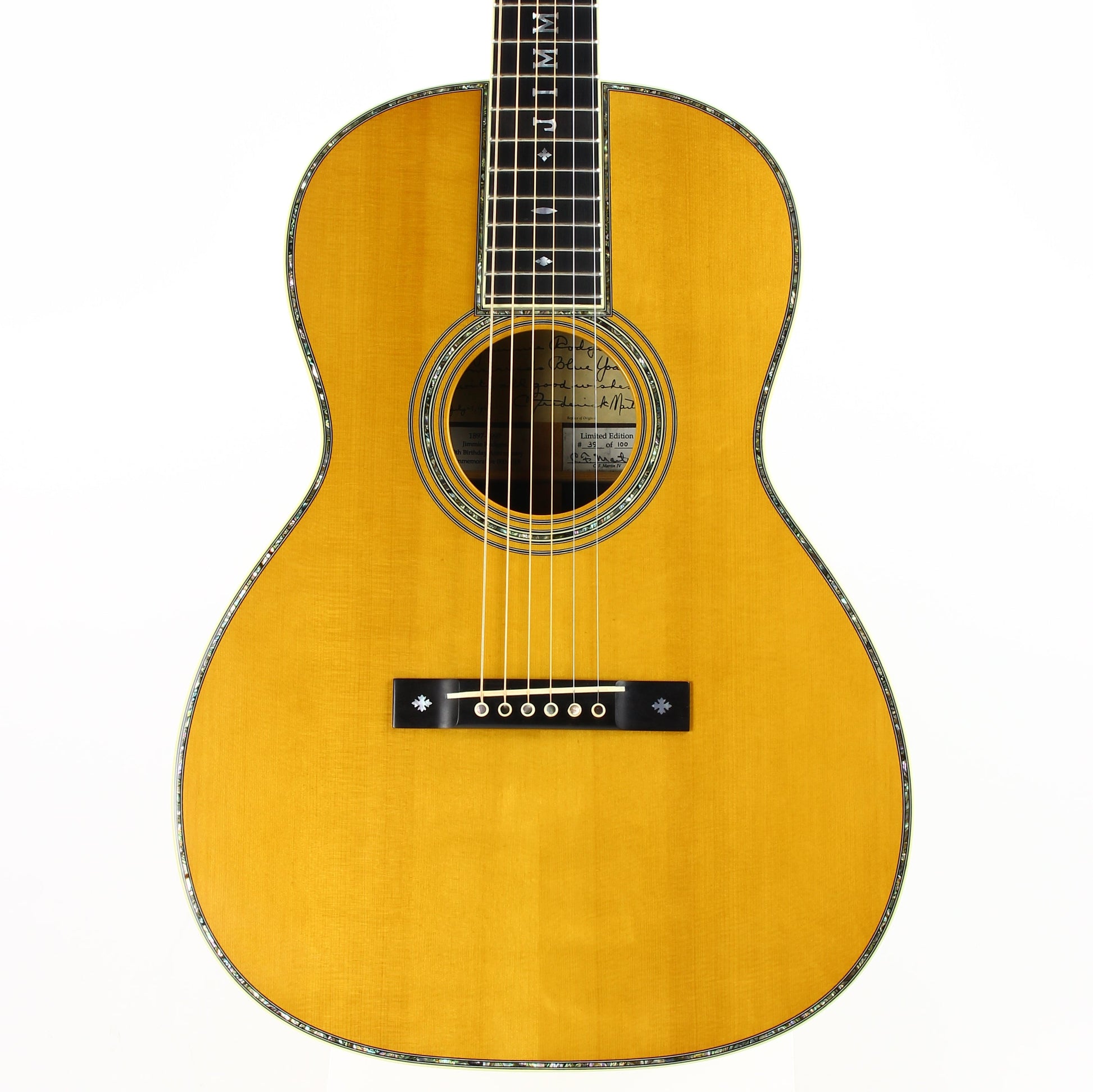 1997 Martin 000-45 Jimmie Rodgers THANKS Brazilian Rosewood - Blue Yodel Model, Adirondack Spruce d45