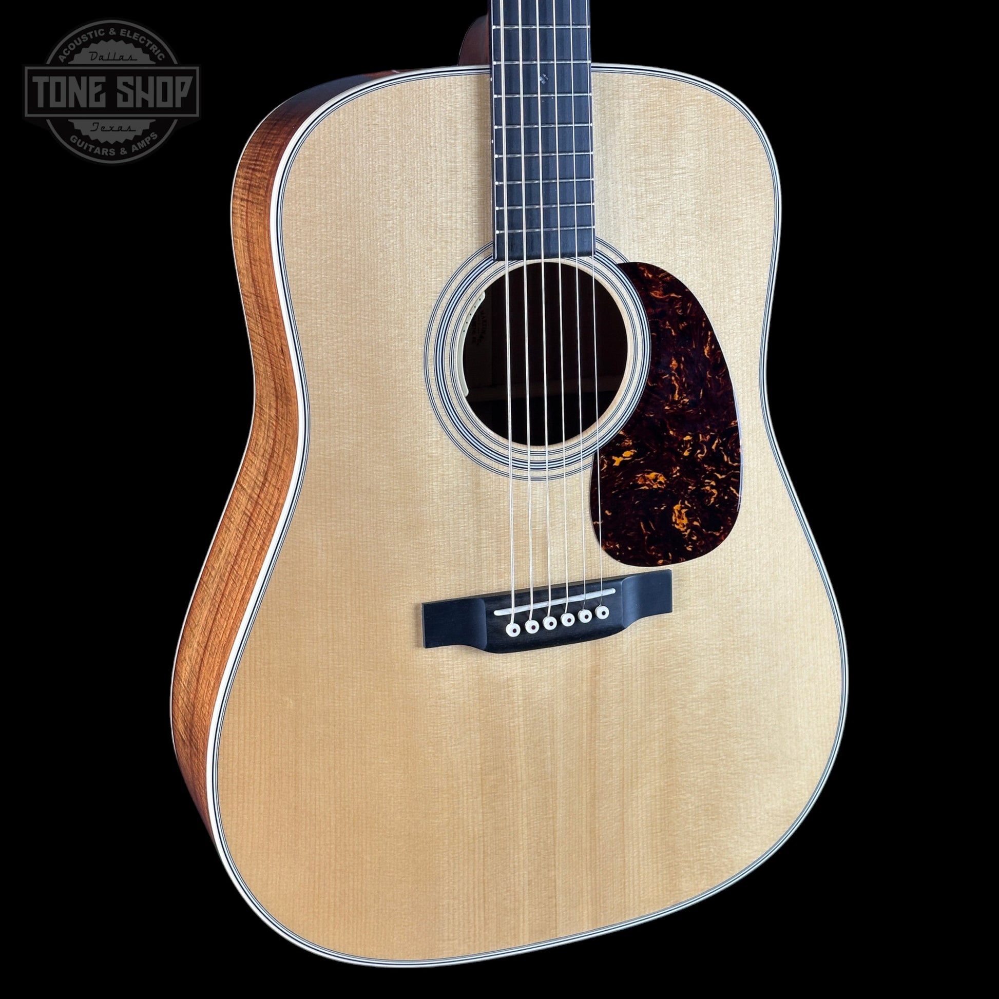 Used 2021 Martin Custom Shop 28 Style Dread VTS Adi/Highly Flamed Koa w/LR Baggs Anthem w/case TSU25221