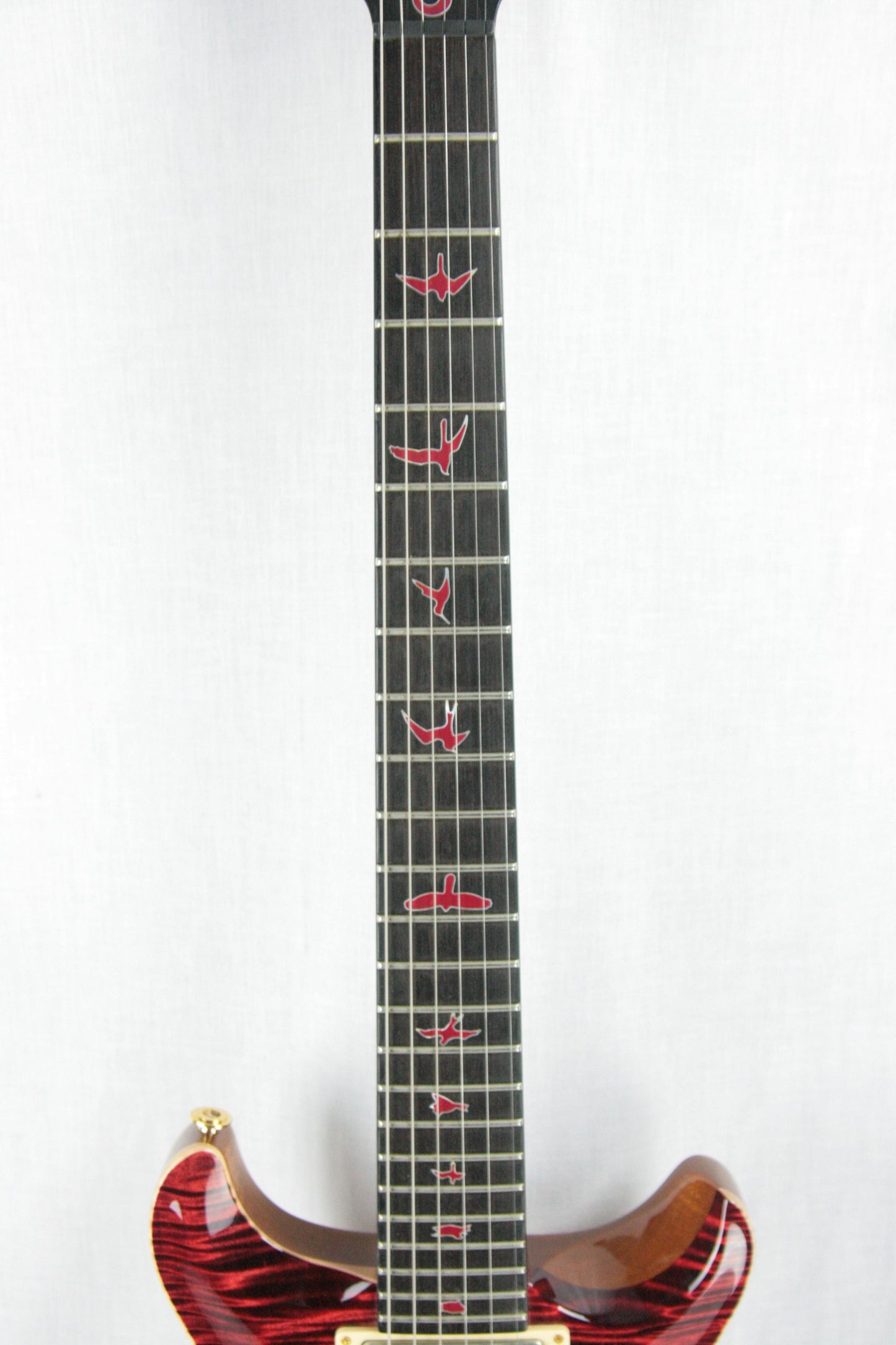 2015 PRS Santana II PRIVATE STOCK! African Blackwood! Red Inlays! Paul Reed Smith INCREDIBLE TOP!