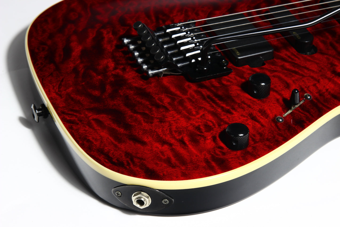 2015 Suhr USA J-Select Limited Edition Standard Carve Top FLOYD ROSE - EMG's, Chili Pepper Red Quilt Top, Mark Knopfler super strat