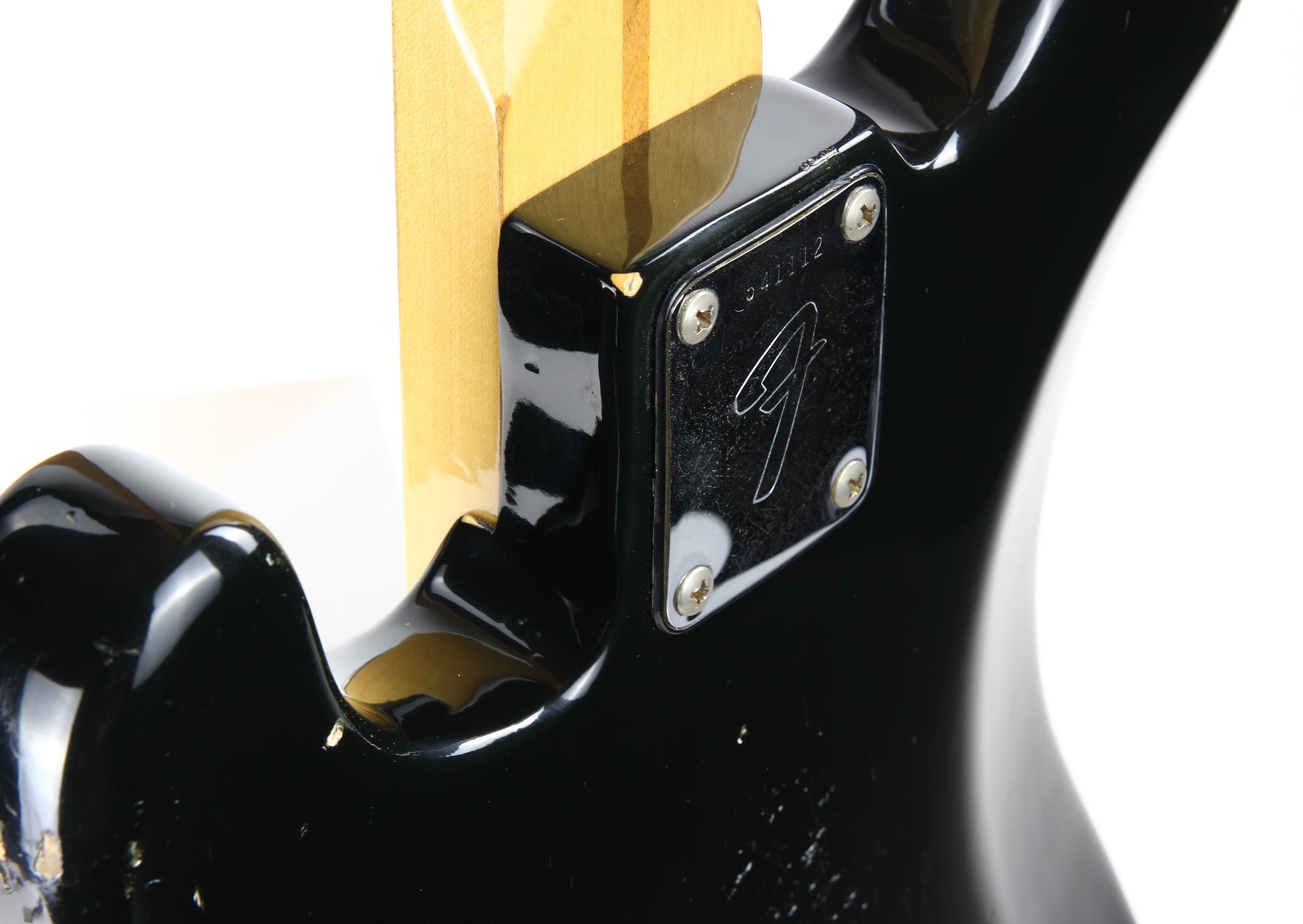 1974 Fender Precision Bass Fretless Black Custom Color - ALL ORIGINAL Vintage P! 1970’s, Maple Board