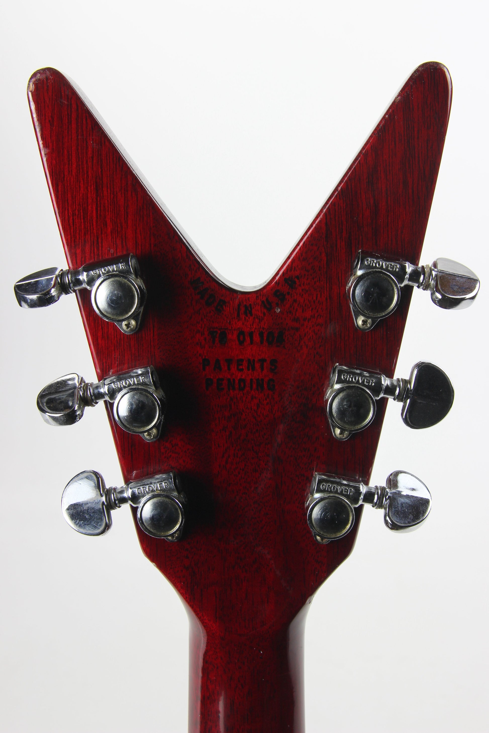 1979 Dean USA Z Standard Bound Explorer -- Cherry Burst, Flametop, DiMarzio Super Distortions, RARE!