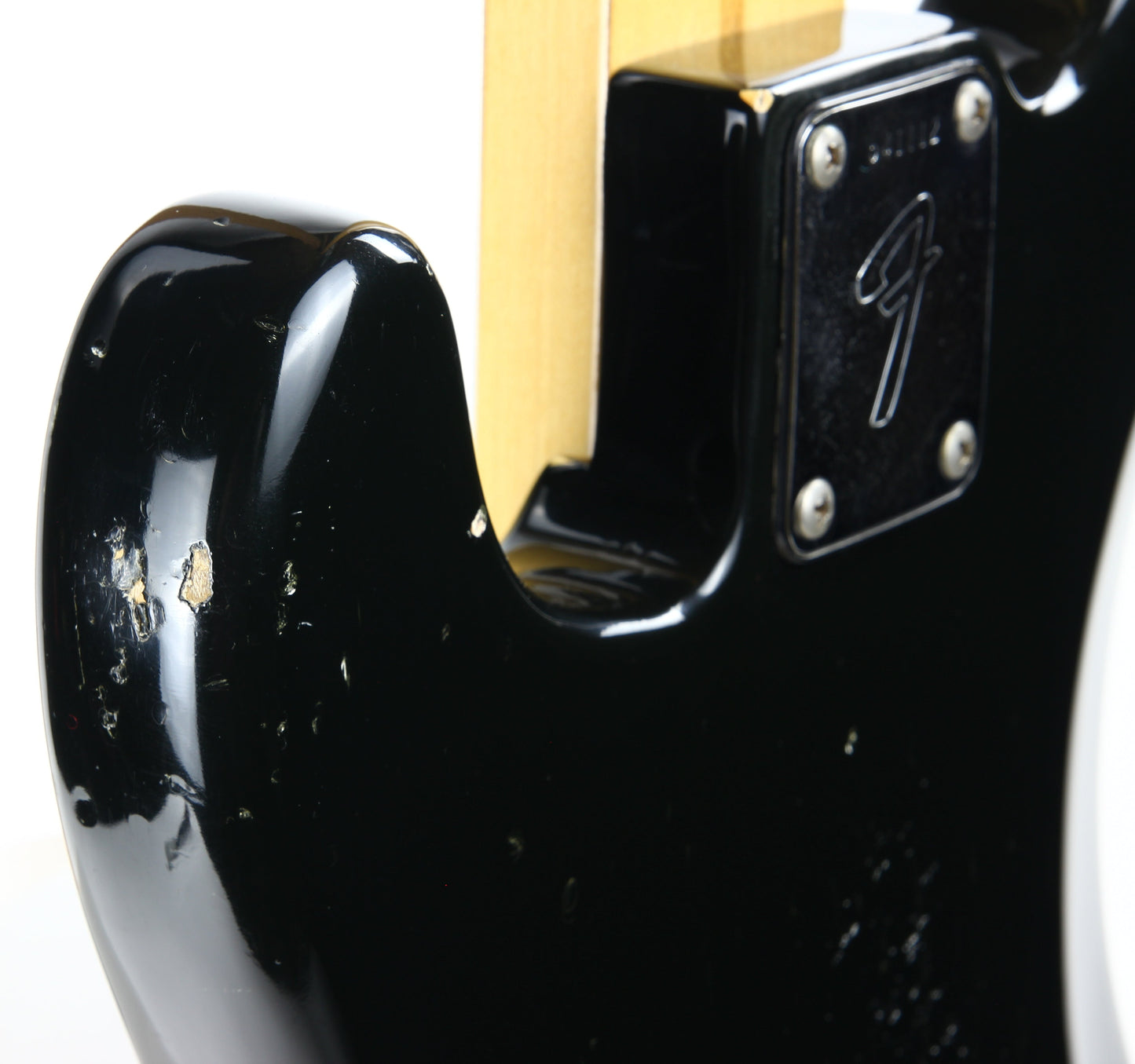 1974 Fender Precision Bass Fretless Black Custom Color - ALL ORIGINAL Vintage P! 1970’s, Maple Board
