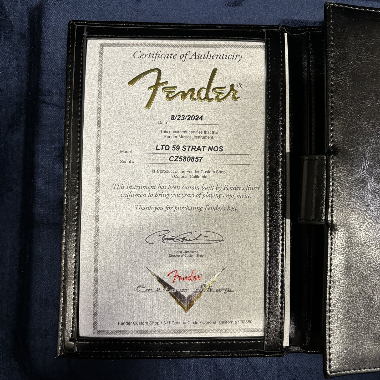 Fender Custom Shop Limited 1959 Stratocaster NOS - Chocolate 3 Tone Sunburst