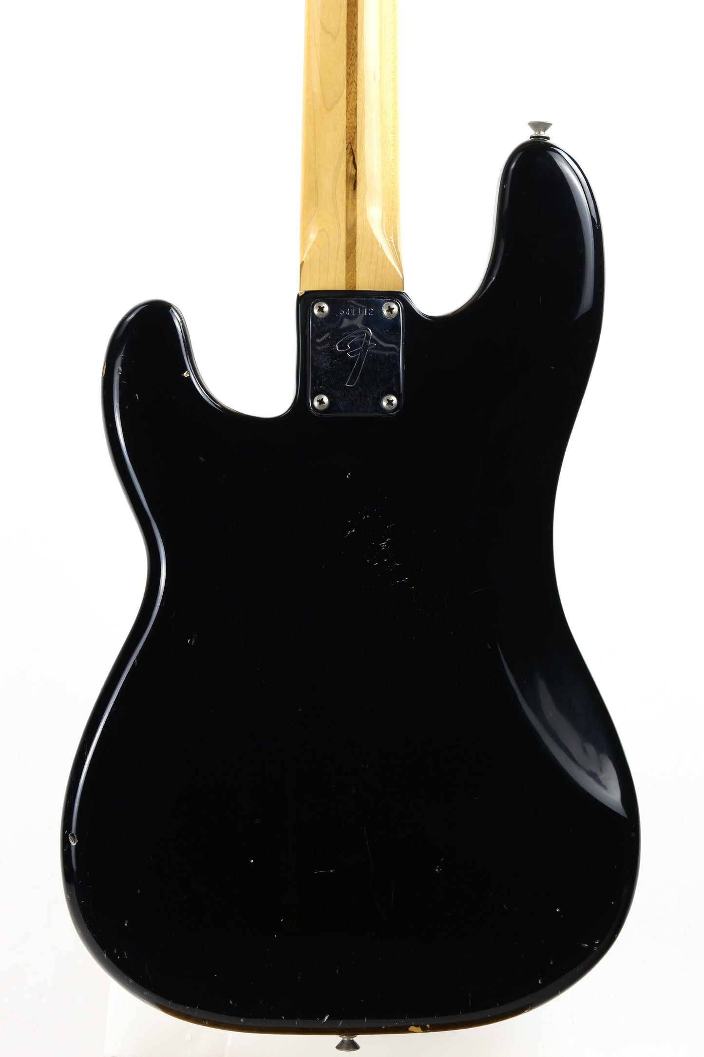1974 Fender Precision Bass Fretless Black Custom Color - ALL ORIGINAL Vintage P! 1970’s, Maple Board