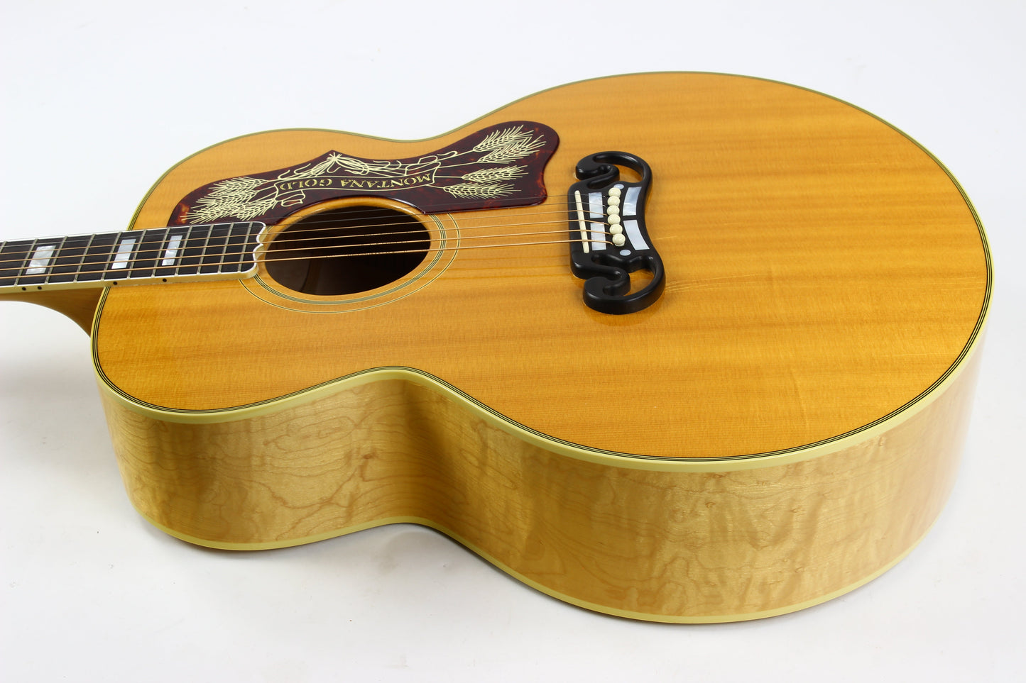 2005 Gibson Custom Shop Montana Gold J-200 w Original Case Jumbo Flattop!