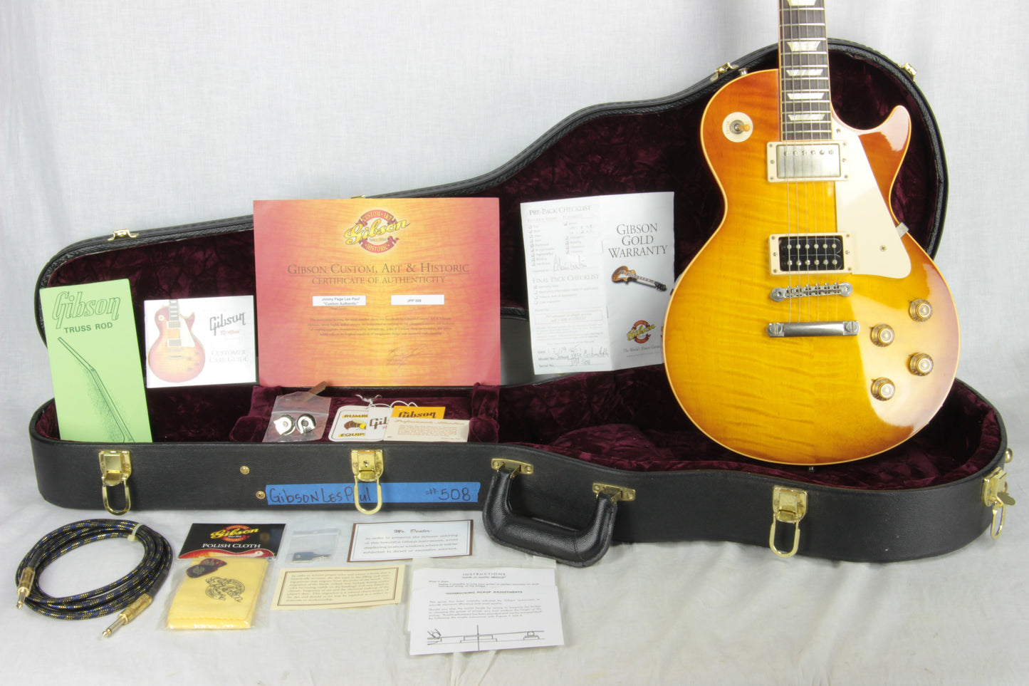 2005 Gibson Custom Shop Authentic JIMMY PAGE '59 Les Paul VOS Number One 1 1959