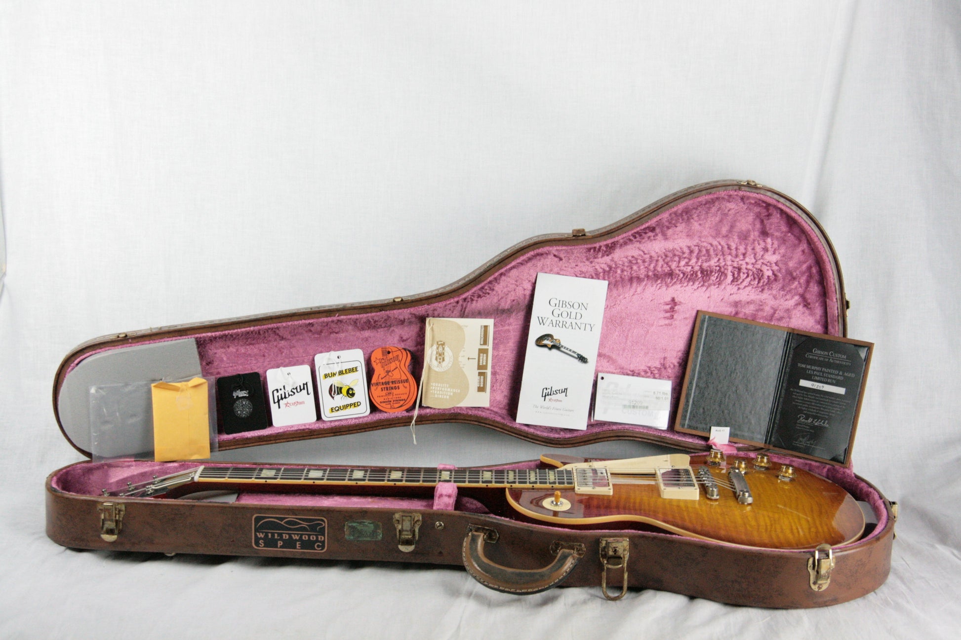 2018 Gibson 1959 TOM MURPHY Painted & Aged Les Paul Historic Reissue! R9 59 WILDWOOD Custom Shop