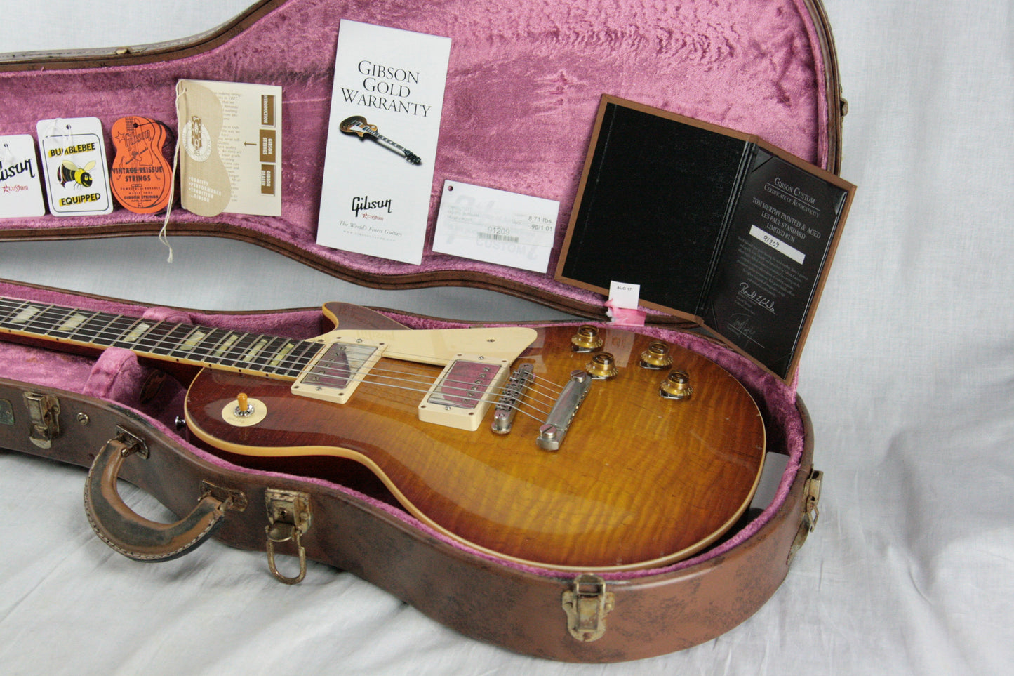 2018 Gibson 1959 TOM MURPHY Painted & Aged Les Paul Historic Reissue! R9 59 WILDWOOD Custom Shop