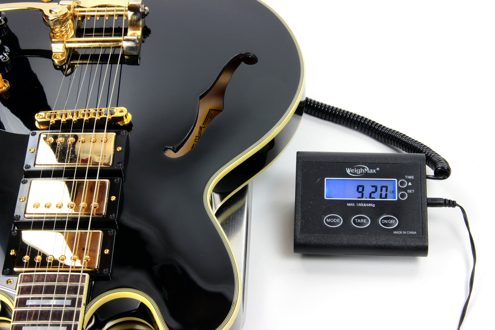 2019 Gibson Memphis Limited Edition ES-355 Black Beauty 3 Pickups Bigsby - Les Paul Custom Ebony