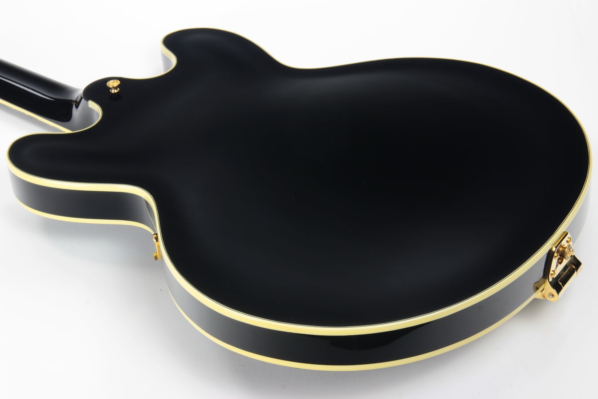 2019 Gibson Memphis Limited Edition ES-355 Black Beauty 3 Pickups Bigsby - Les Paul Custom Ebony