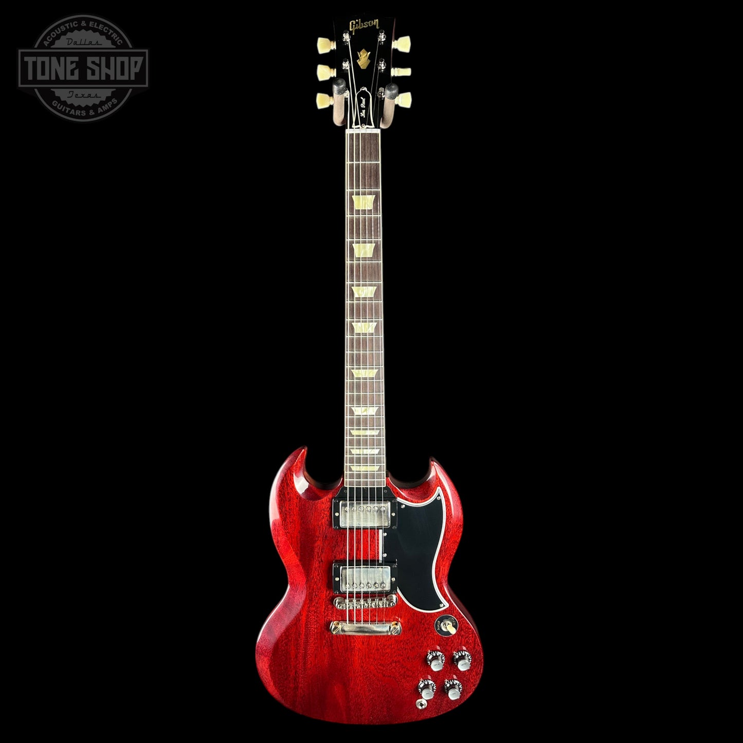 Gibson Custom 1961 Les Paul SG Standard Reissue Stop-Bar VOS Cherry Red w/case 503621