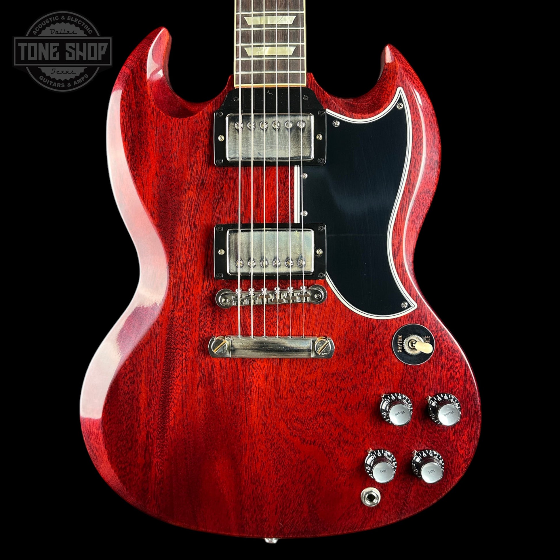 Gibson Custom 1961 Les Paul SG Standard Reissue Stop-Bar VOS Cherry Red w/case 503621