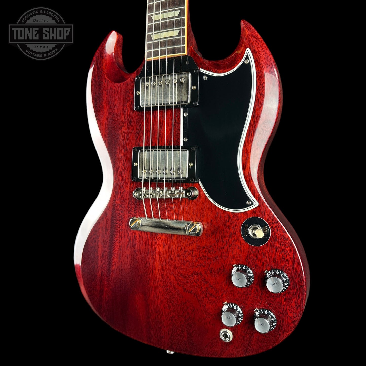 Gibson Custom 1961 Les Paul SG Standard Reissue Stop-Bar VOS Cherry Red w/case 503621