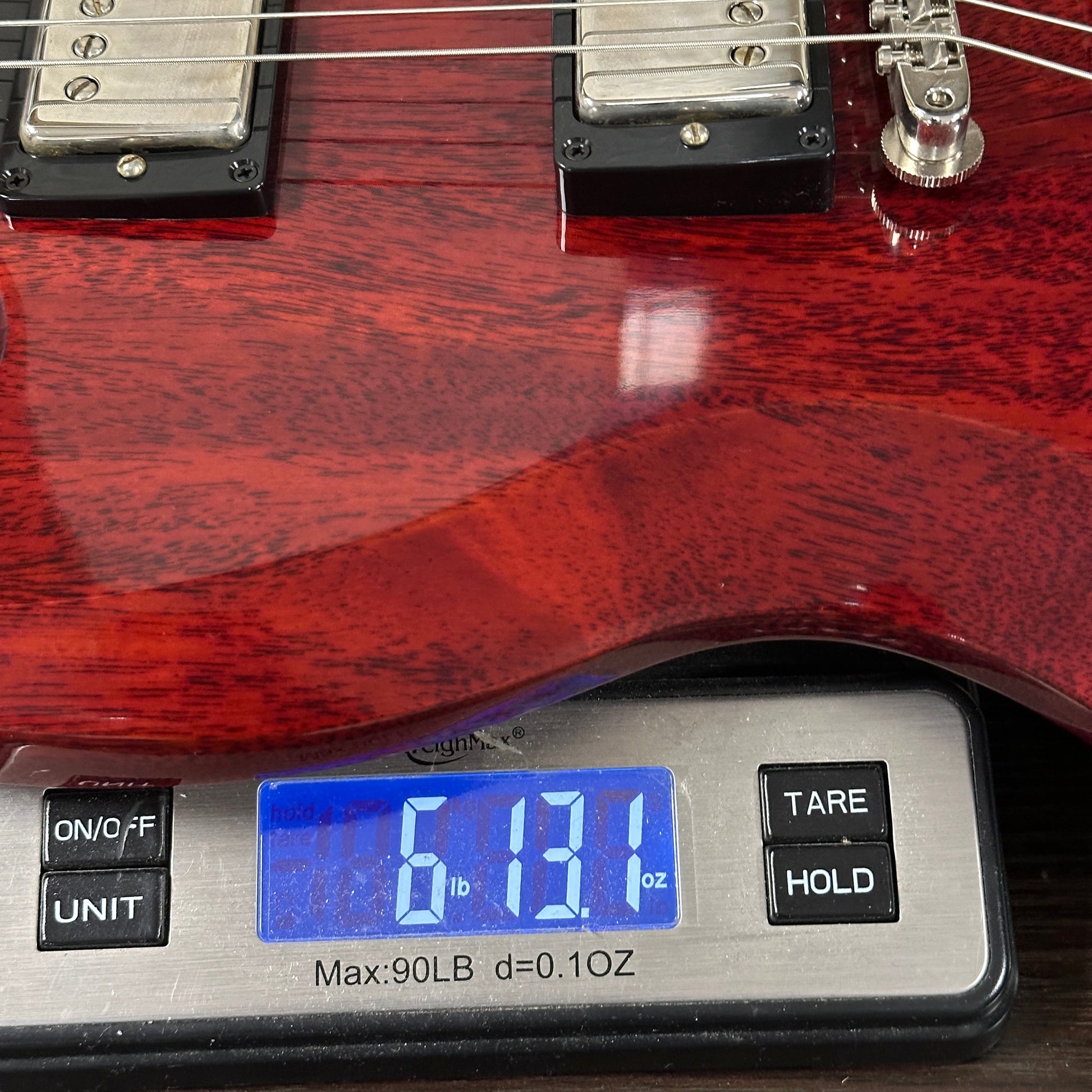 Gibson Custom 1961 Les Paul SG Standard Reissue Stop-Bar VOS Cherry Red w/case 503621