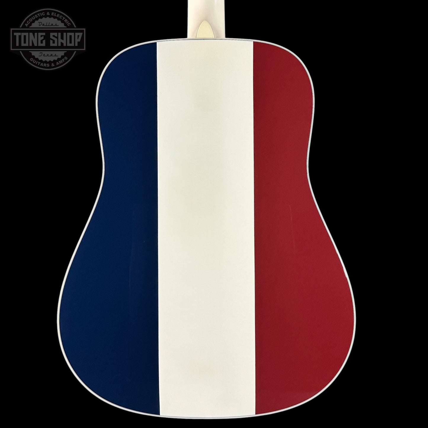 Used Martin Custom Shop Dread Red/White/Blue Sitka/ EIR w/case TSU24307