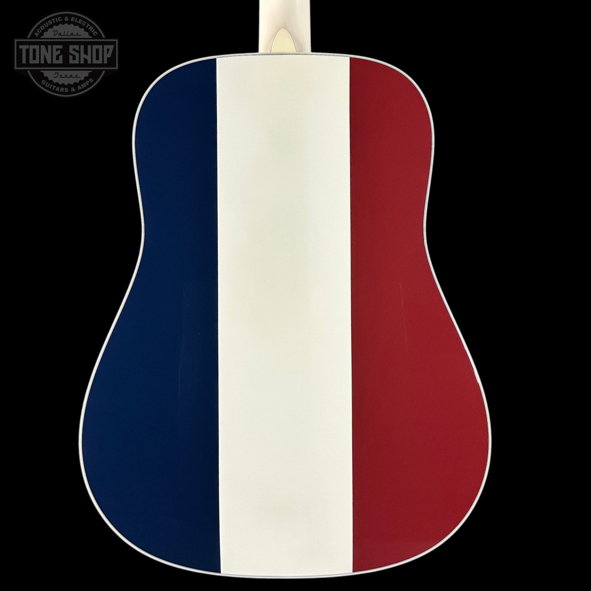 Used Martin Custom Shop Dread Red/White/Blue Sitka/ EIR w/case TSU24307