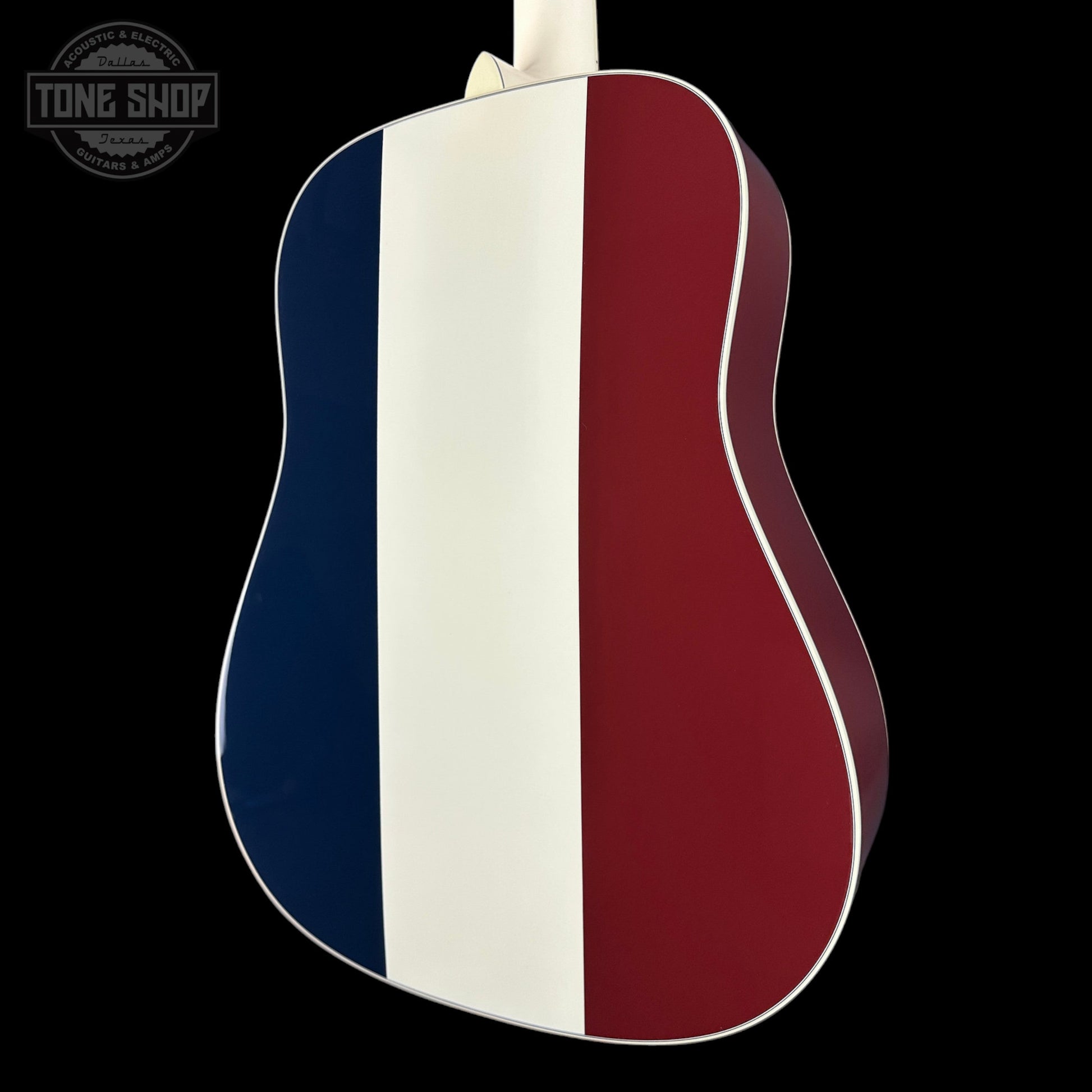 Used Martin Custom Shop Dread Red/White/Blue Sitka/ EIR w/case TSU24307
