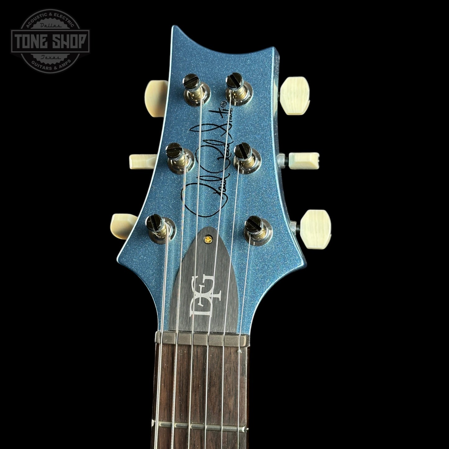 PRS TSG Exclusive Wood Library DGT 10 Top Bonnie Pink w/Frost Blue Metallic Back w/case 0427906