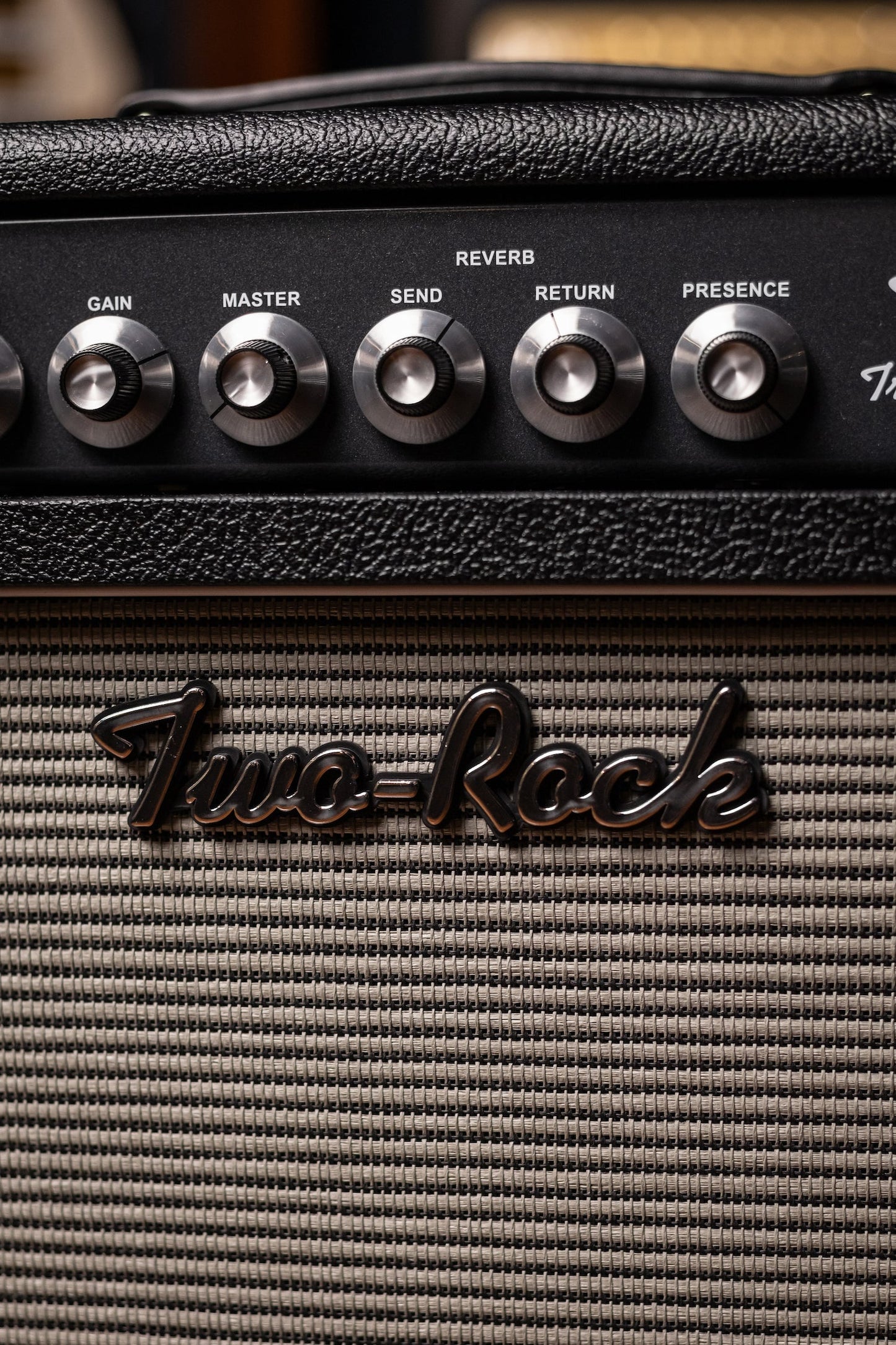 PRE-ORDER | Two-Rock Traditional Clean 100 Watt 1x12” Tube Combo Amp - Black Bronco, Blues Breaker Cloth, White Piping