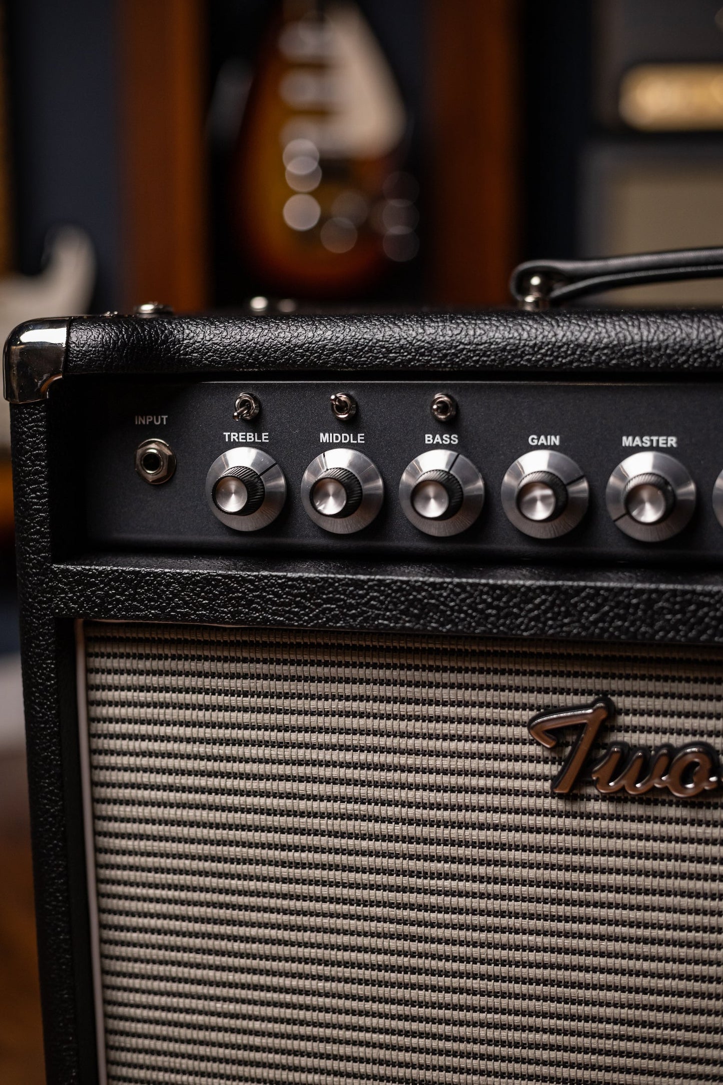 PRE-ORDER | Two-Rock Traditional Clean 100 Watt 1x12” Tube Combo Amp - Black Bronco, Blues Breaker Cloth, White Piping