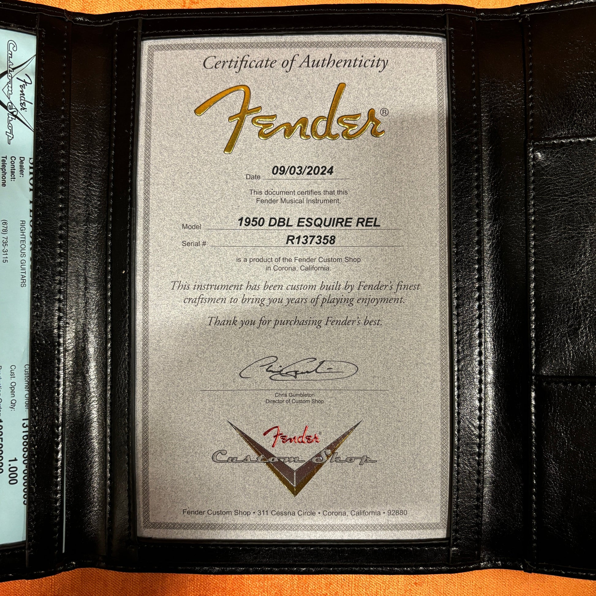 Fender Custom Shop 1950 Double Esquire Relic - Aged Nocaster Blonde