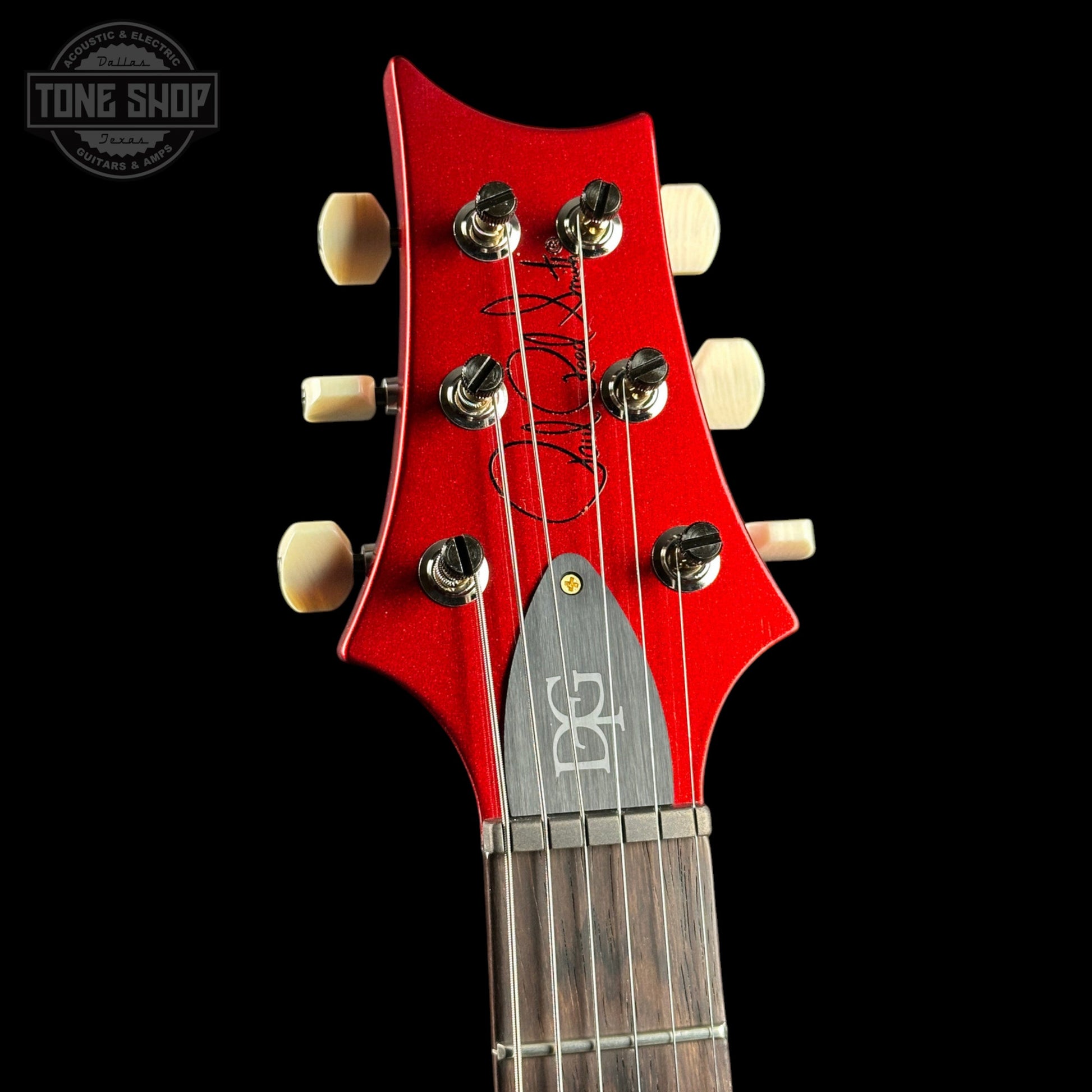 PRS TSG Exclusive Wood Library DGT 10 Top Honey w/Red Metallic Back w/case 0427911