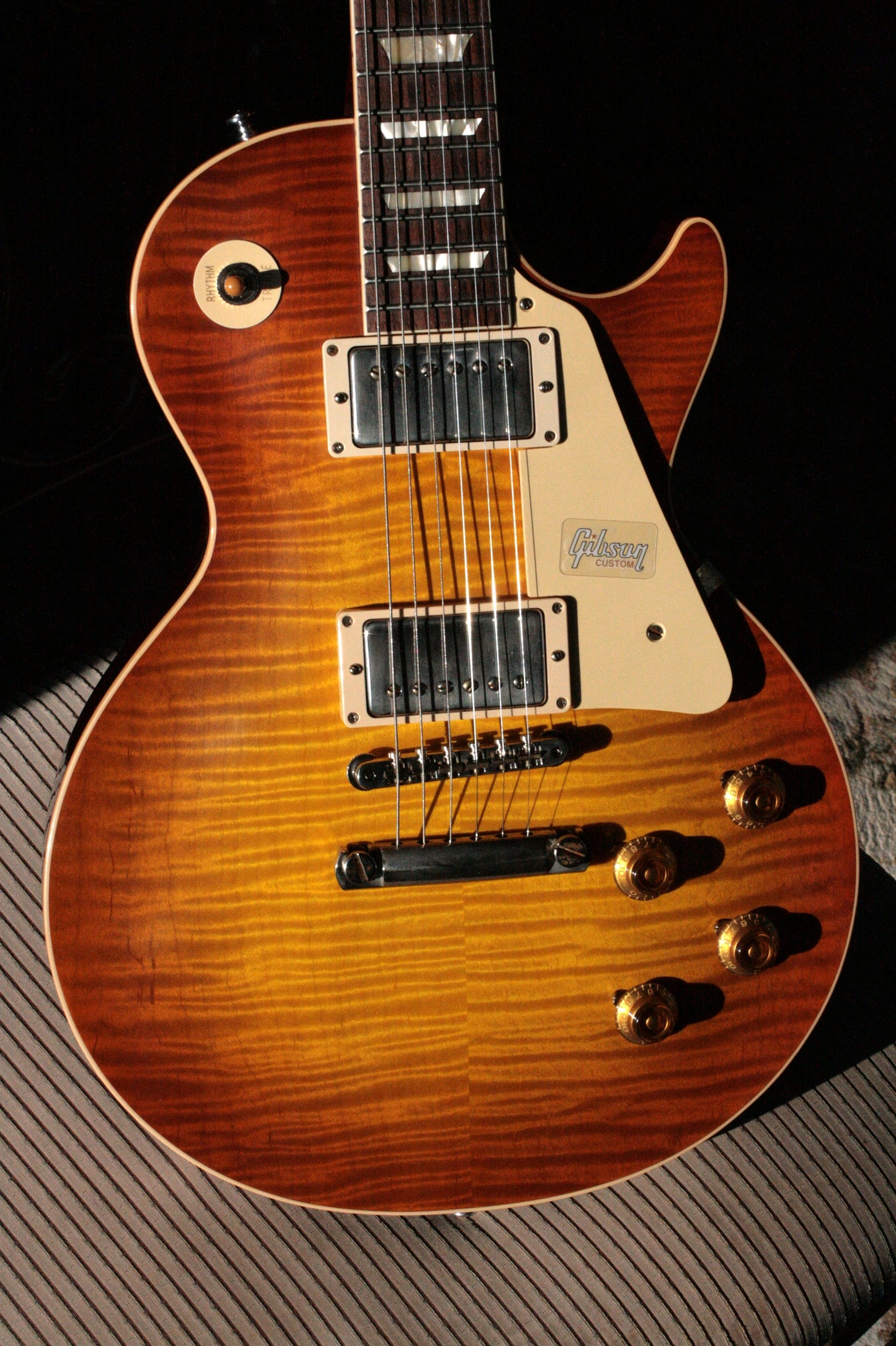 2019 Gibson 1959 Les Paul 60TH ANNIVERSARY Historic Reissue R9 59 Custom Shop Sunrise Tea Burst