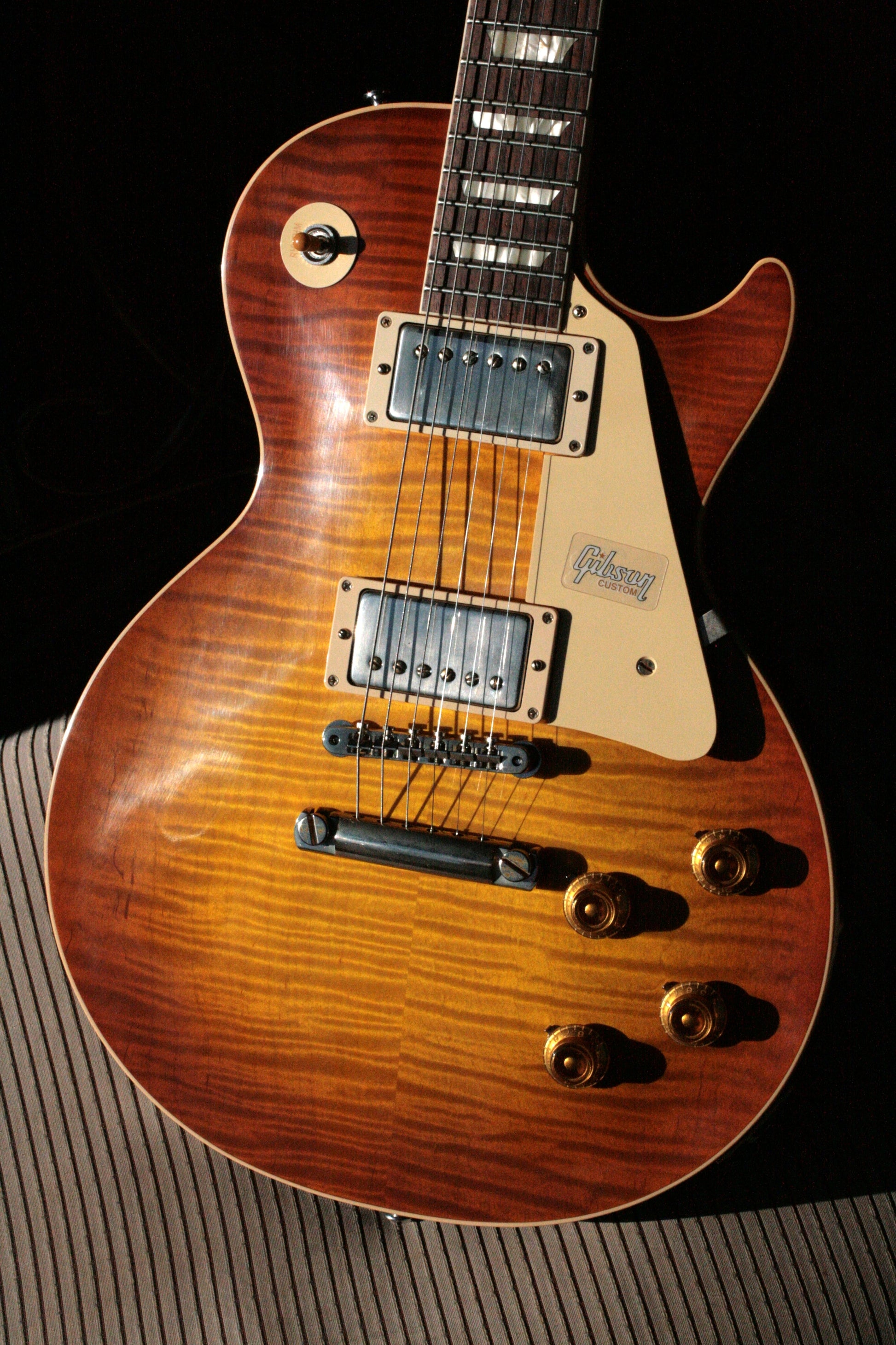 2019 Gibson 1959 Les Paul 60TH ANNIVERSARY Historic Reissue R9 59 Custom Shop Sunrise Tea Burst