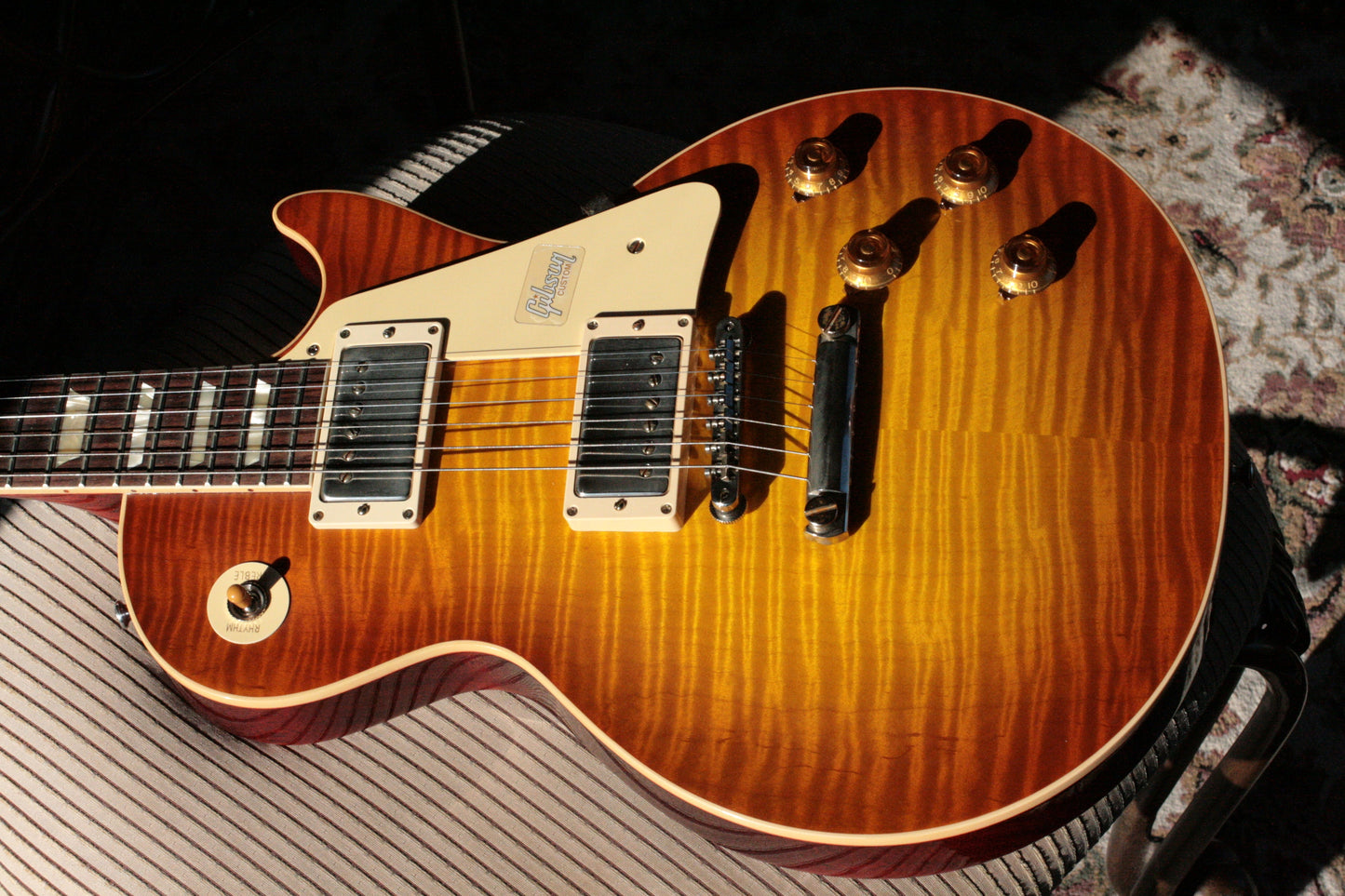 2019 Gibson 1959 Les Paul 60TH ANNIVERSARY Historic Reissue R9 59 Custom Shop Sunrise Tea Burst