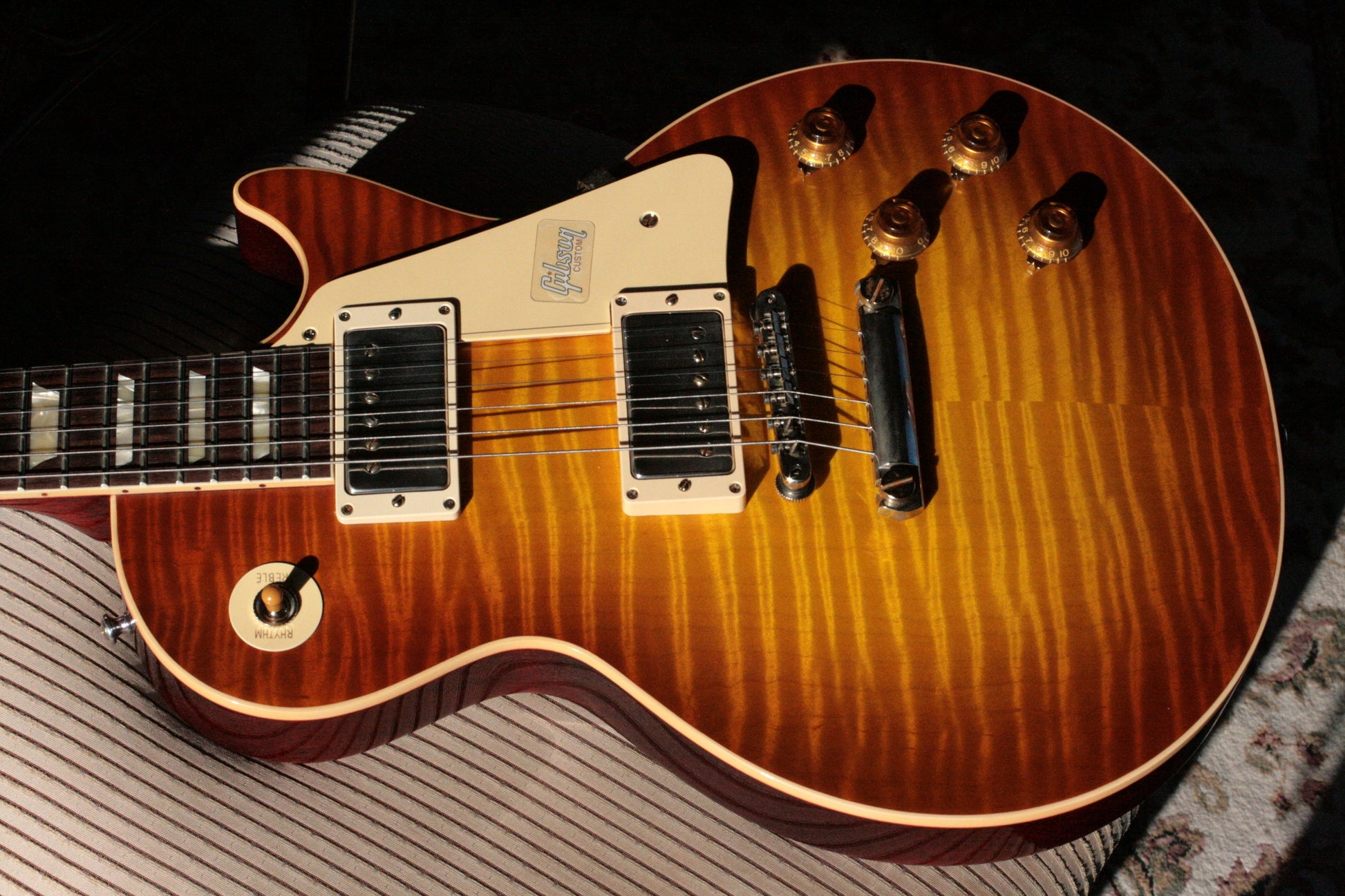 2019 Gibson 1959 Les Paul 60TH ANNIVERSARY Historic Reissue R9 59 Custom Shop Sunrise Tea Burst