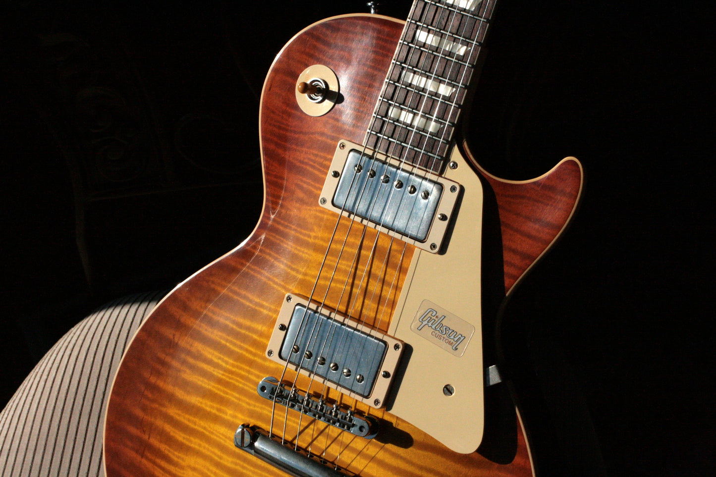 2019 Gibson 1959 Les Paul 60TH ANNIVERSARY Historic Reissue R9 59 Custom Shop Sunrise Tea Burst