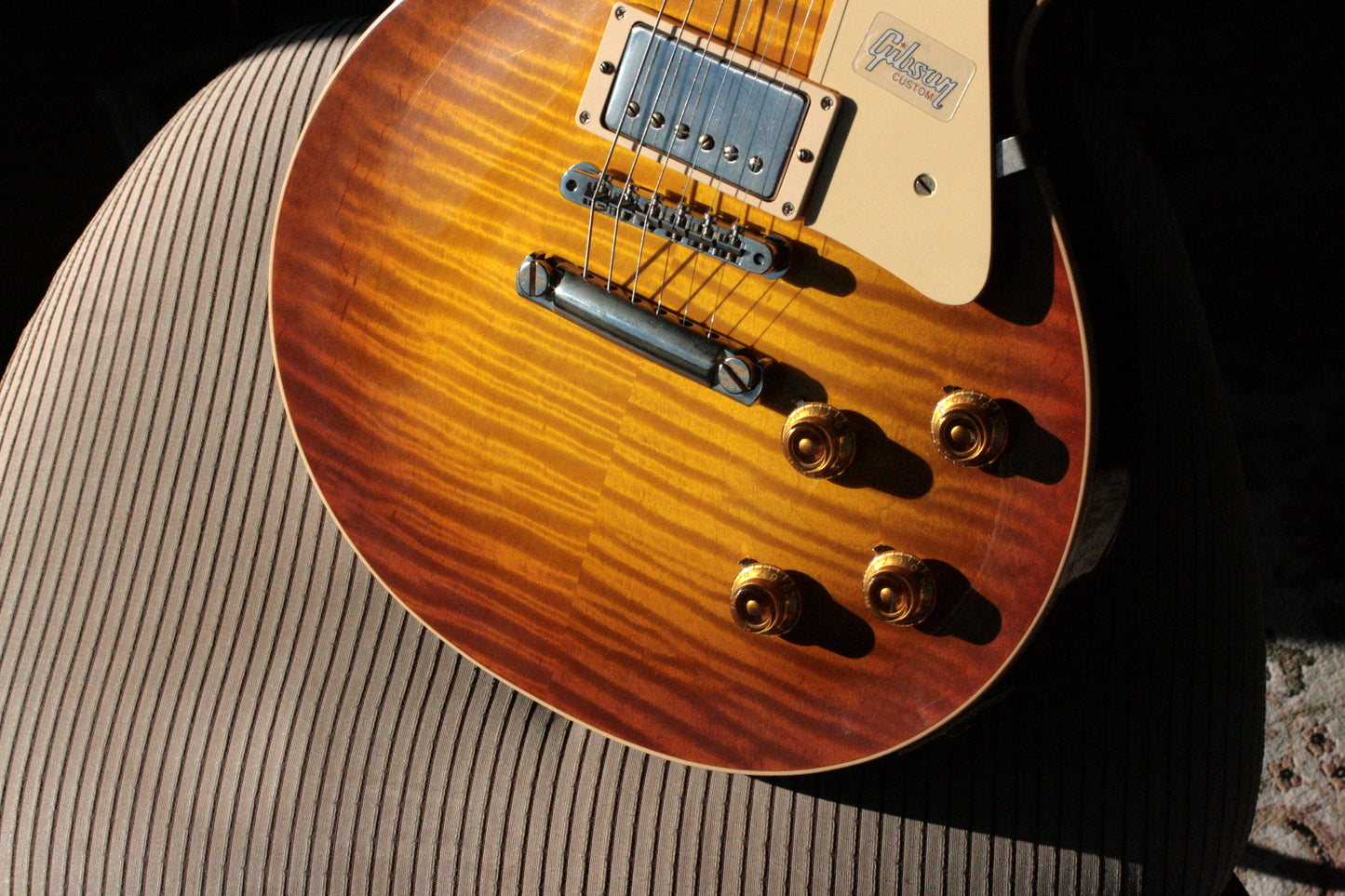 2019 Gibson 1959 Les Paul 60TH ANNIVERSARY Historic Reissue R9 59 Custom Shop Sunrise Tea Burst