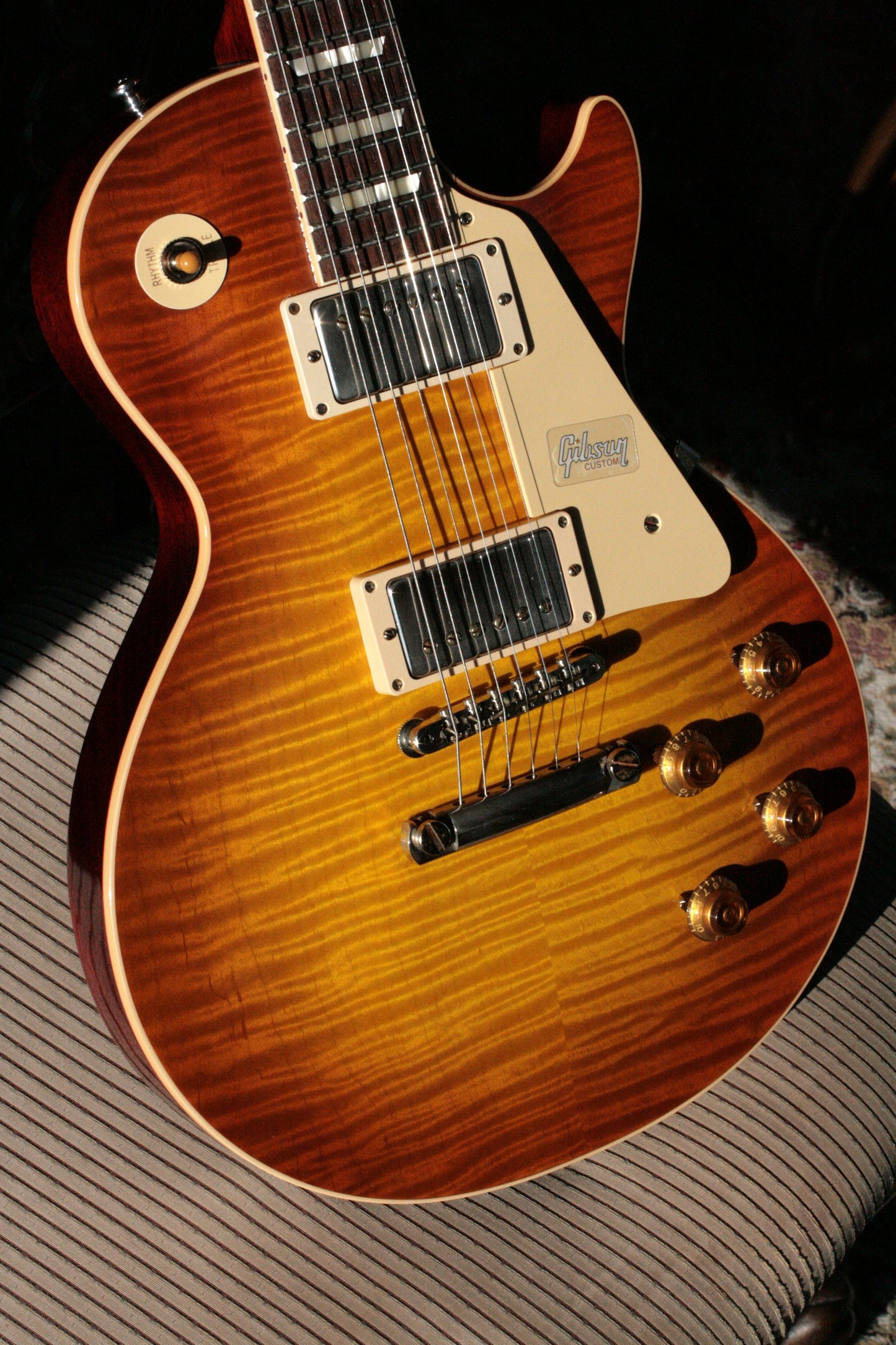 2019 Gibson 1959 Les Paul 60TH ANNIVERSARY Historic Reissue R9 59 Custom Shop Sunrise Tea Burst