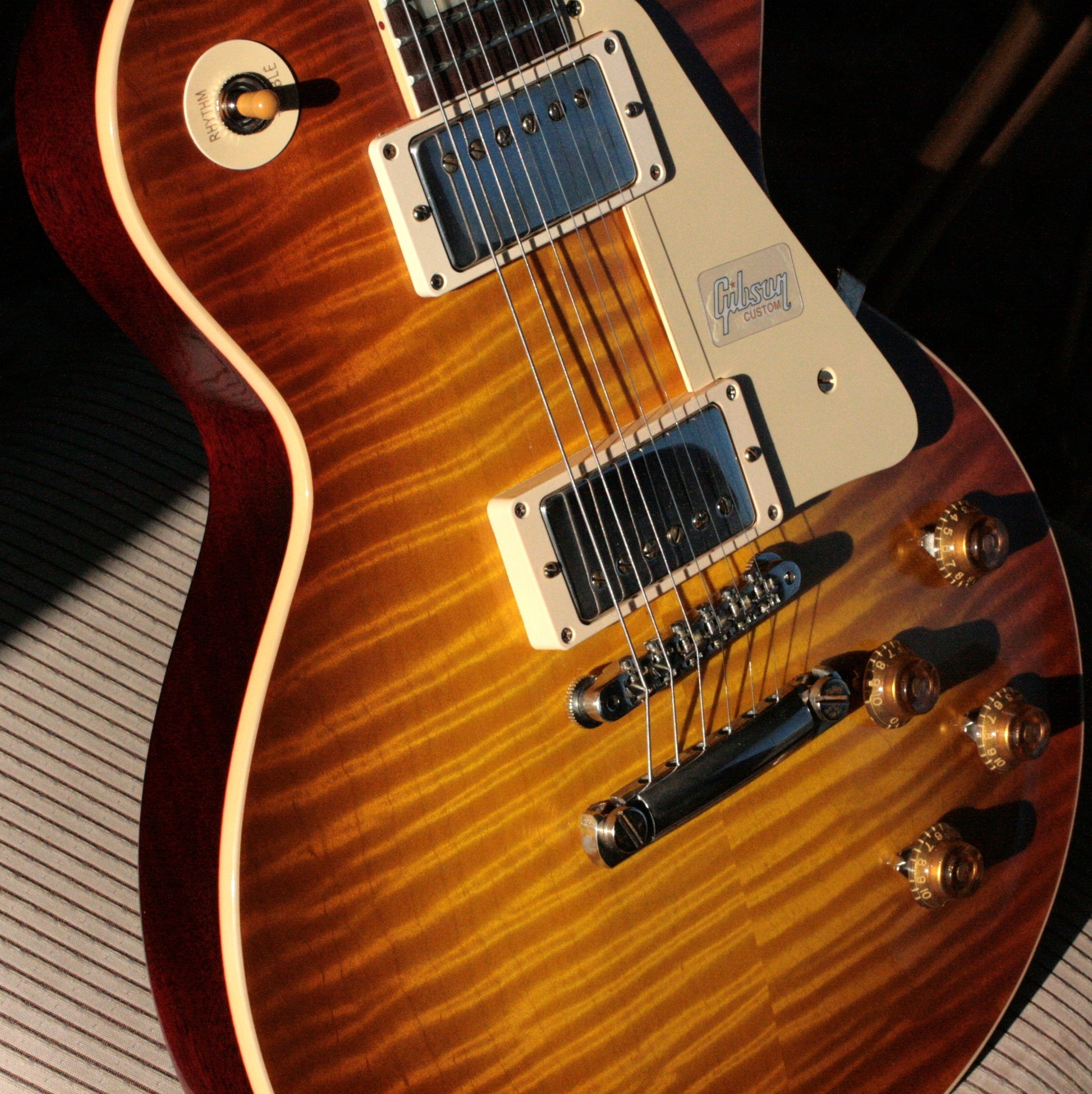 2019 Gibson 1959 Les Paul 60TH ANNIVERSARY Historic Reissue R9 59 Custom Shop Sunrise Tea Burst