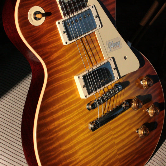 2019 Gibson 1959 Les Paul 60TH ANNIVERSARY Historic Reissue R9 59 Custom Shop Sunrise Tea Burst