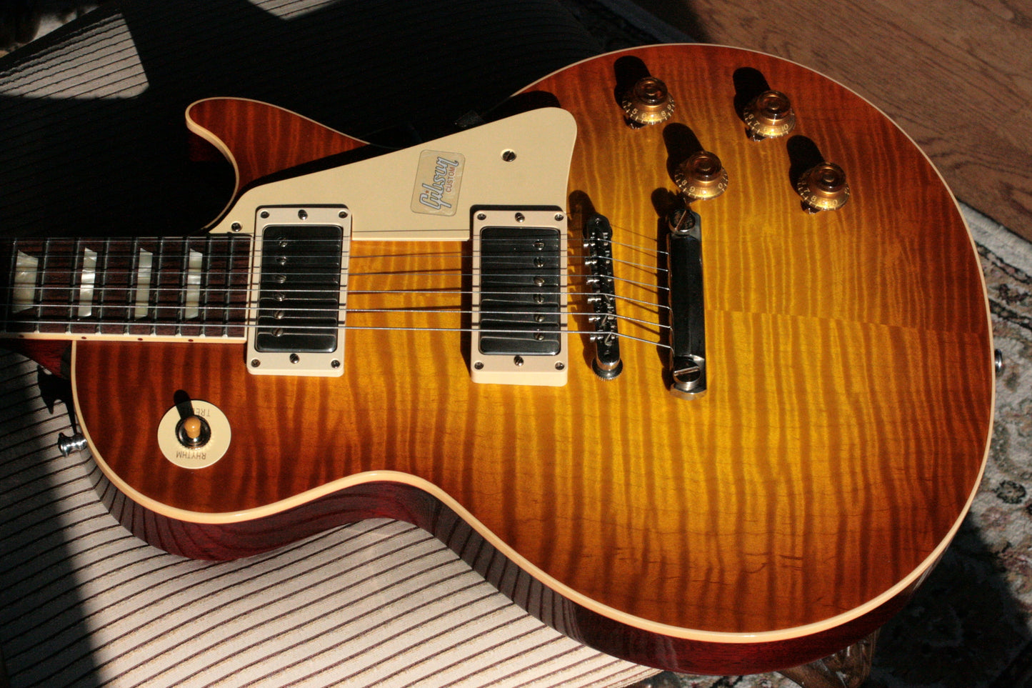2019 Gibson 1959 Les Paul 60TH ANNIVERSARY Historic Reissue R9 59 Custom Shop Sunrise Tea Burst