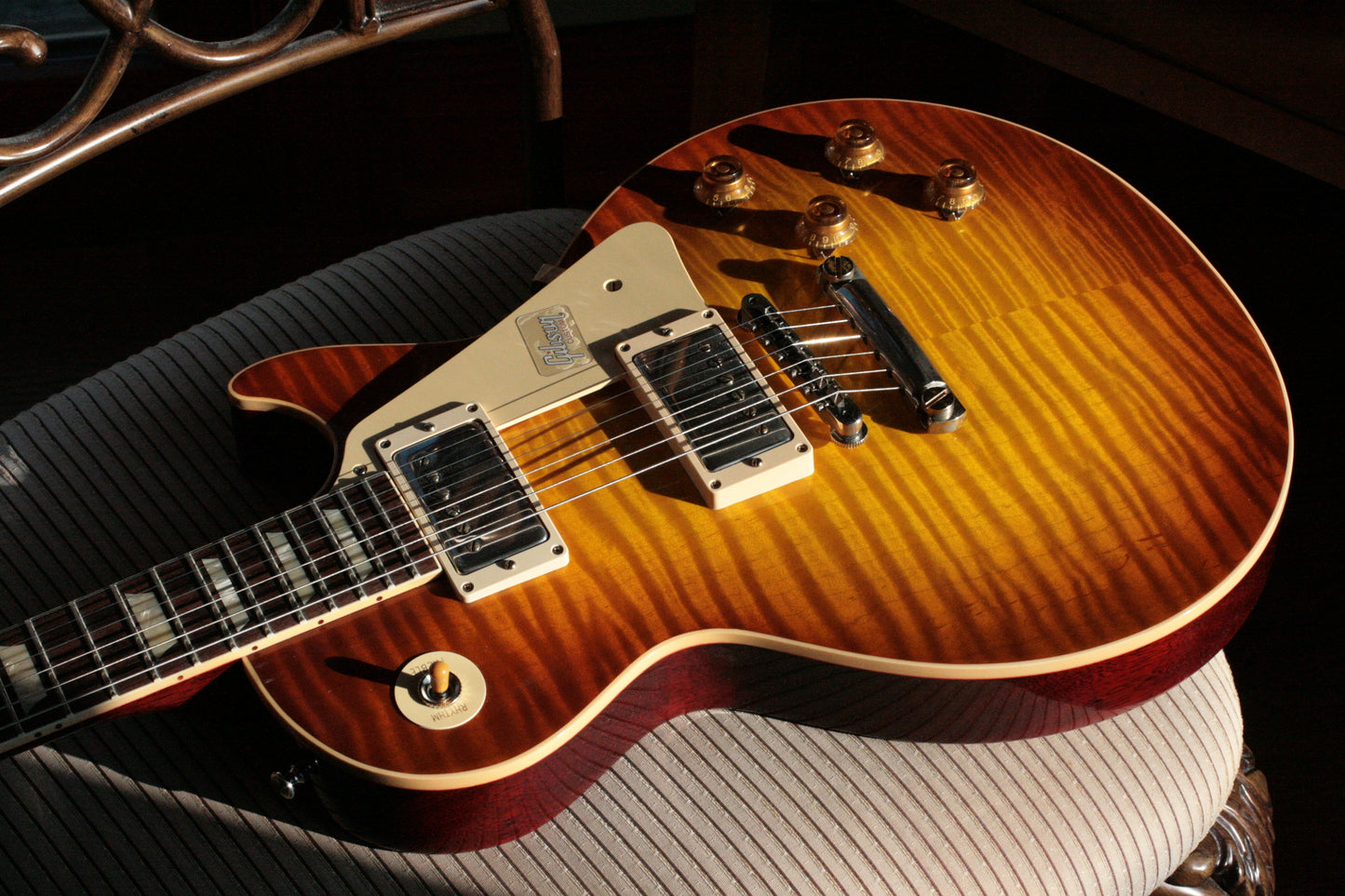 2019 Gibson 1959 Les Paul 60TH ANNIVERSARY Historic Reissue R9 59 Custom Shop Sunrise Tea Burst