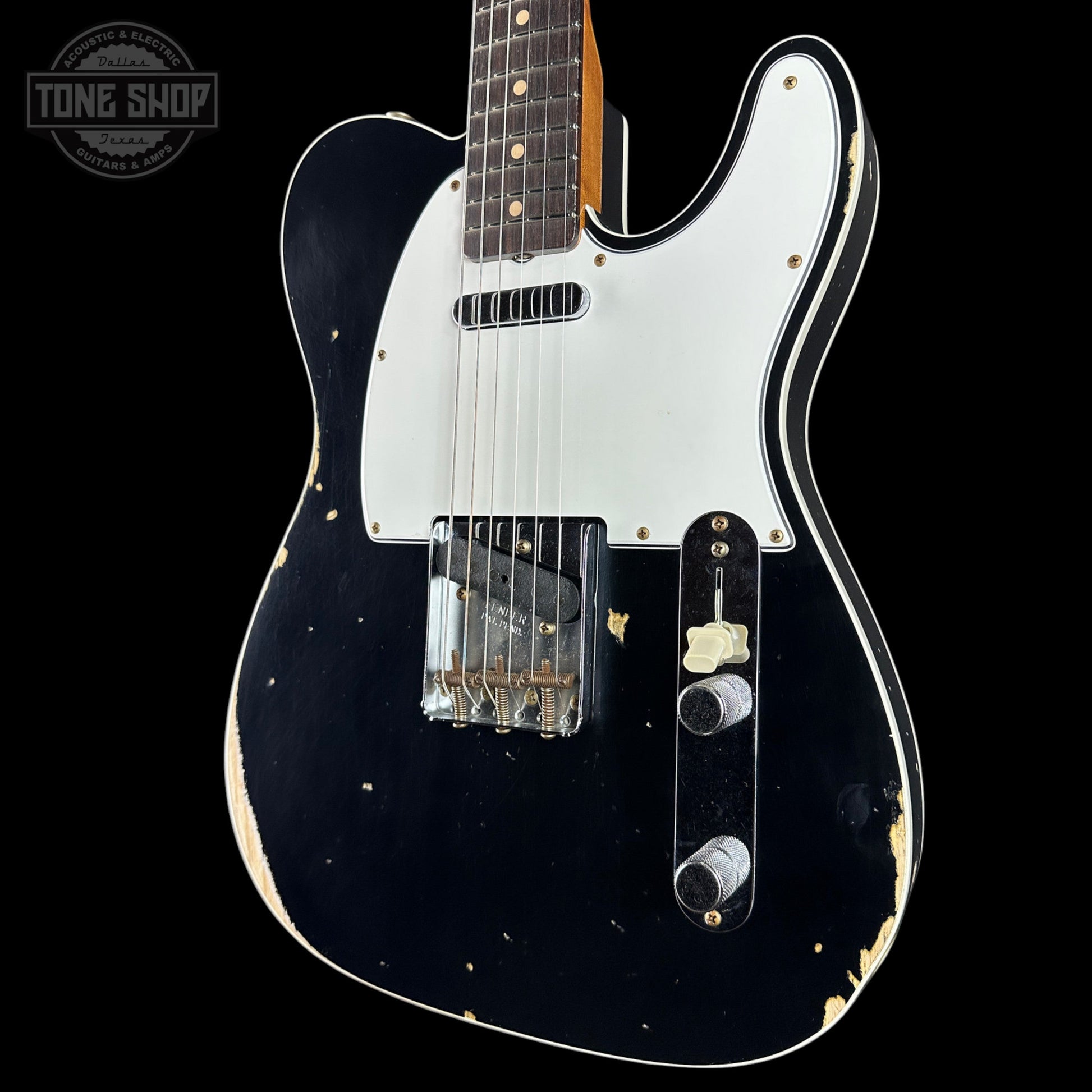 Fender Custom Shop TSG Exclusive 1960 Telecaster Custom Chambered Black Relic w/case CZ591388