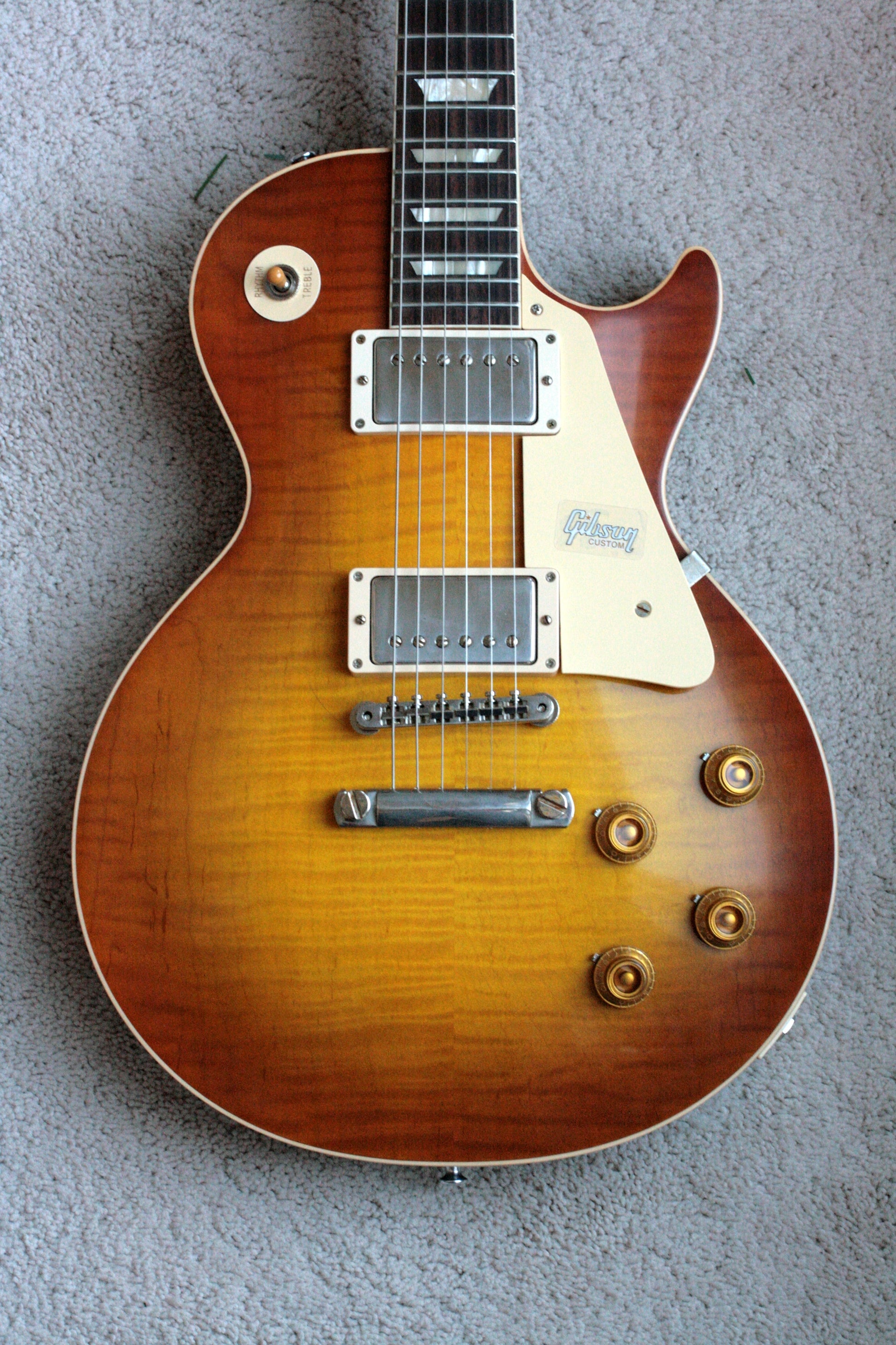 2019 Gibson 1959 Les Paul 60TH ANNIVERSARY Historic Reissue R9 59 Custom Shop Sunrise Tea Burst