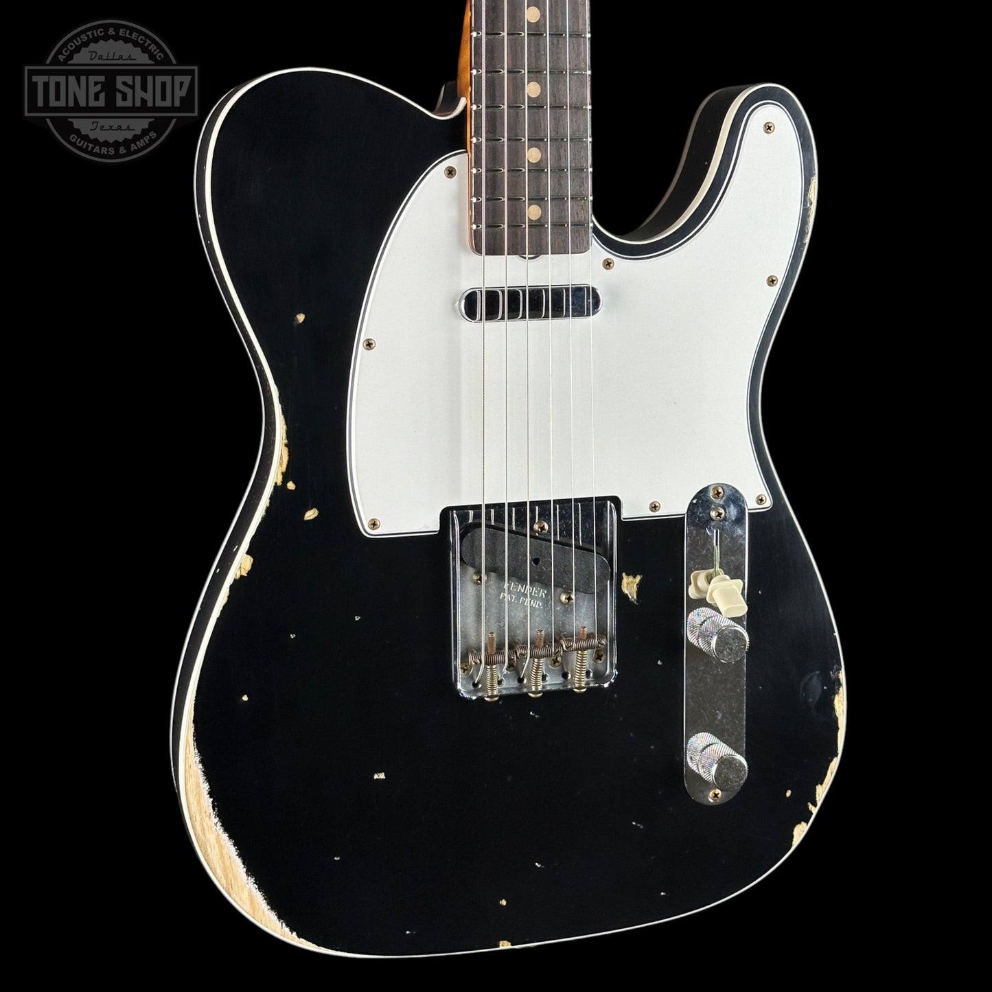 Fender Custom Shop TSG Exclusive 1960 Telecaster Custom Chambered Black Relic w/case CZ591388