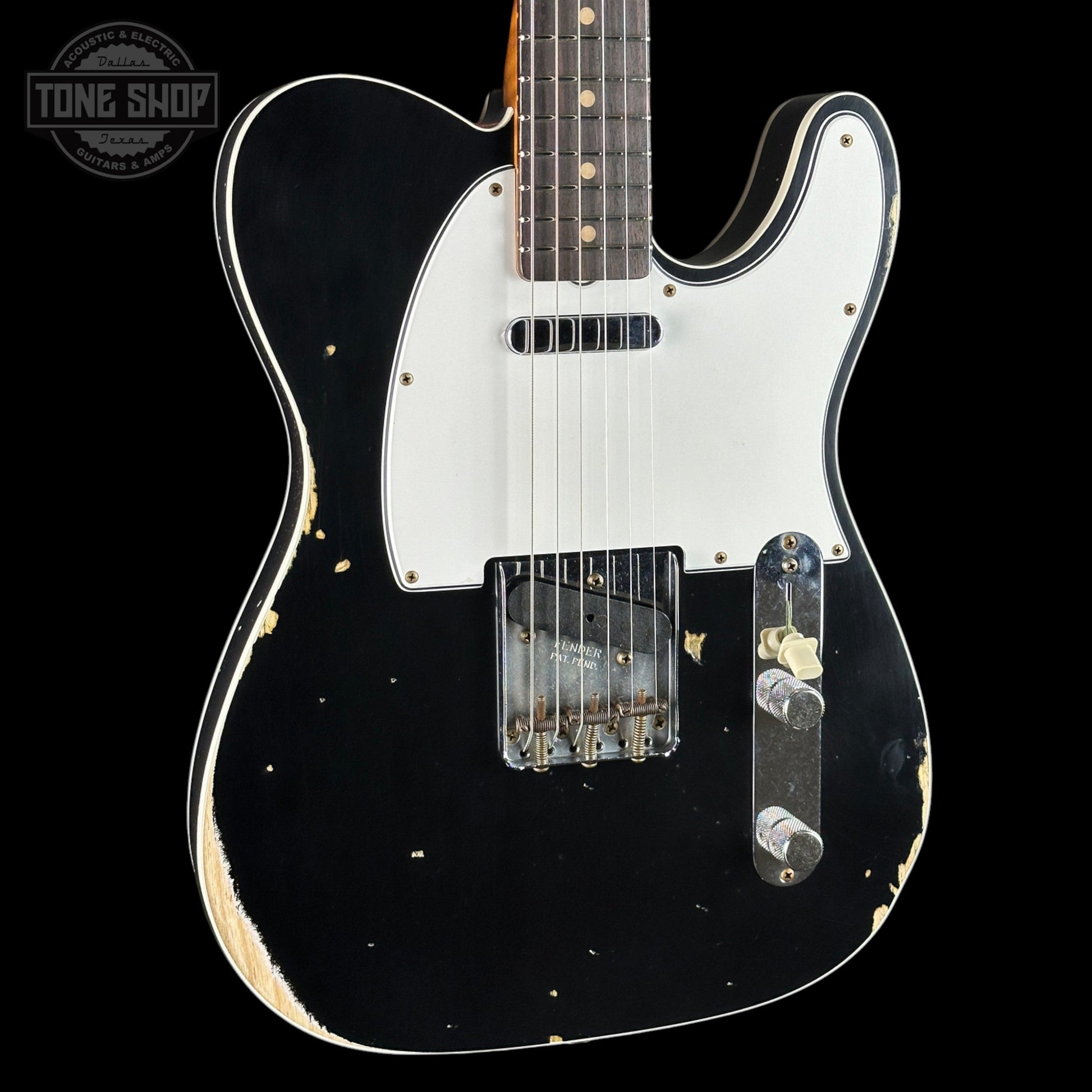 Fender Custom Shop TSG Exclusive 1960 Telecaster Custom Chambered Black Relic w/case CZ591388